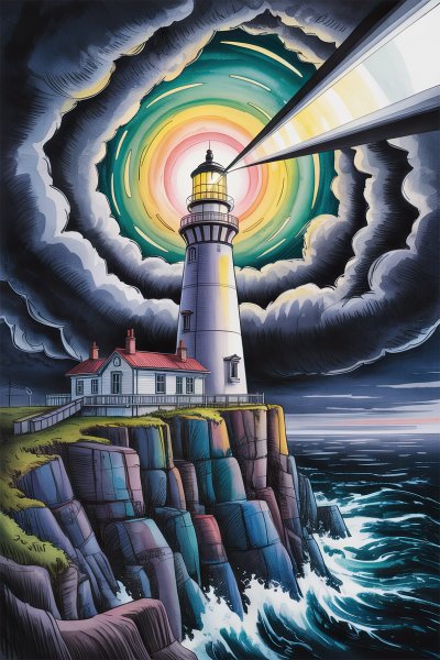 A Watercolor Drawing Of A Towering Light Fhkmmxfyqre6b2xg2yeyra Tamocx0zqzoezlqpocuwzq Gigapixel Cgi 6x