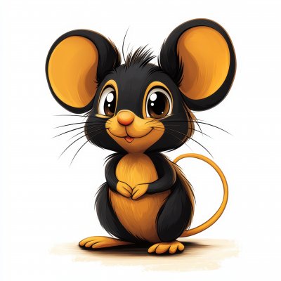 A Cartoon Mouse. Animal Logo Icon. Illustrat F18d6280 251e 4f00 99eb 23f3db83a3b2 2 Gigapixel Standard 6x