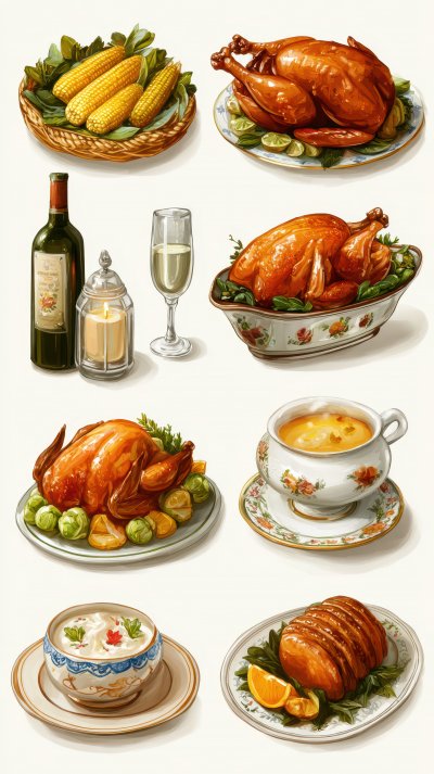 A Traditional Thanksgiving Dinner. Thanks Giving 68262948 9ff7 47e4 803c 3fa919990a23 1 Gigapixel Standard 6x