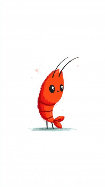 Cute Icon Character Shrimp. Animals Icon Set. Il Fb54ad16 8e73 4aa1 8f26 7b1cecbf4322 1 Gigapixel Standard 6x