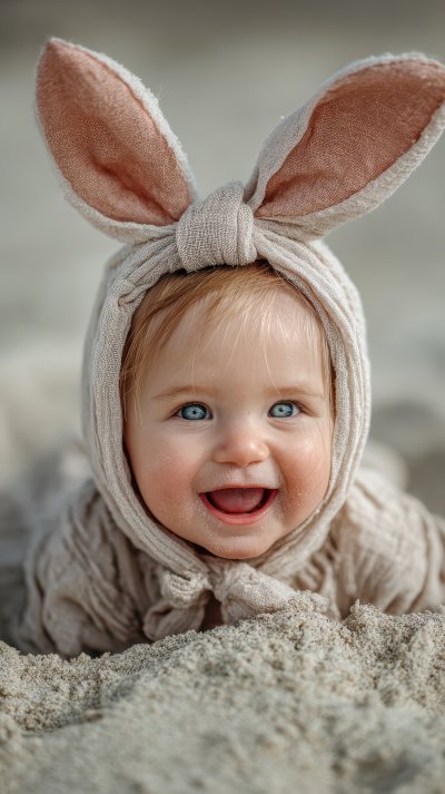 Happy Caucasian Baby Girl Six Months Old Wearing 2a2a2bac 4f46 4dab 8e11 2febb266d5bd 2 Gigapixel Standard 6x