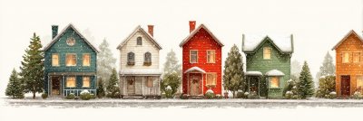 Illustration Of A House. Christmas Building Logo I 4ae8fe8f 47e7 4894 8007 Cd37355c9e09 1 Gigapixel Standard 6x