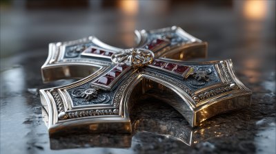 Iron Cross. Christian Cross. Ultra Realistic. Pho E006e120 B737 41f6 9284 D3498a5395fa 0 Gigapixel Standard 6x