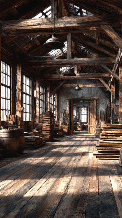 Old Warehouse Of Boards. Wood Factory. Ultra Real A370fc54 E8b3 4de0 B27b Be6118cba3ff 3 Gigapixel Standard 6x Stylut