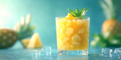 Pineapple Tropical Drink. Cocktail With Ice. Ultr D0fc78ea B367 40e5 B7e4 Deb7c98ccc71 0 Gigapixel Standard 6x Tealorange