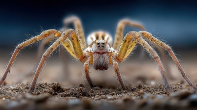 Spider On The Ground. Insect Closeup. Ultra Realistic. 53658dd0 B3ed 4666 B893 29a47f680e3b 0 Gigapixel Standard 6x