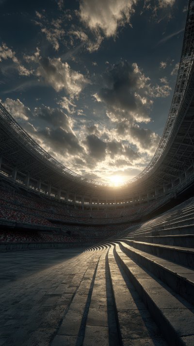 Stiva Di Carico Aereo. Empty Stadion. Ultra Real Ba2788b9 F4f4 4090 8725 B24dea33acec 3 Gigapixel Standard 6x