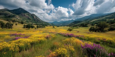 Vast Wildflower Meadow With Yellow And Purple Blo 1ad9832f 761e 4ec2 B20c 7c90a056112b 0 Gigapixel Standard 6x