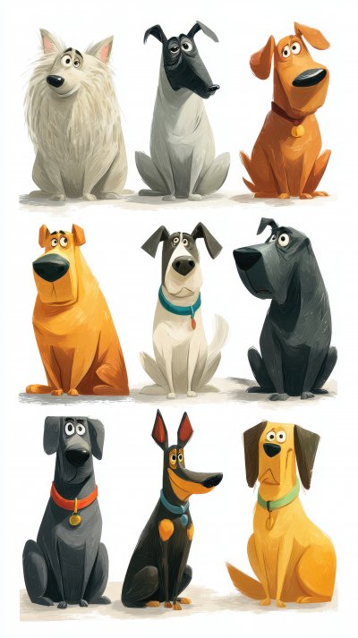 Vector Illustration Of A Dog. Animals Icon Set. C4101e3c F296 40b9 B097 C93eae52a489 2 Gigapixel Standard 6x