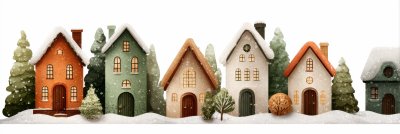 Vector Illustration Of A House. Christmas Building 0f8a7e00 52a3 4307 B842 5248dc268dd1 2 Gigapixel Standard 6x