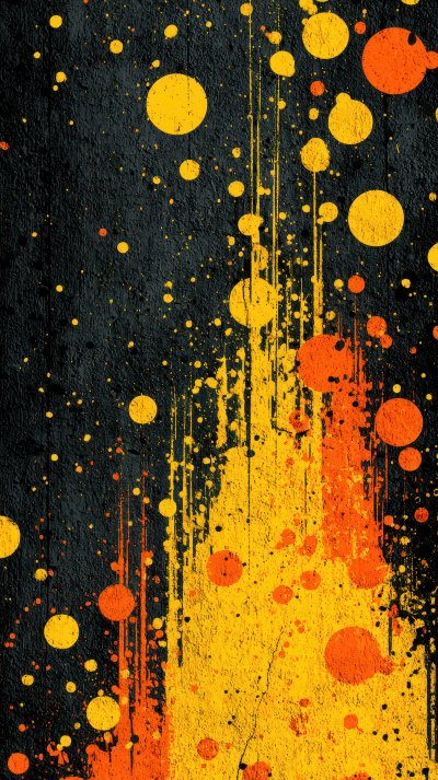 Yellow Spots Splashes And Dotted Paint Marks On A B828058a 00a9 406d B2f1 A55262b7c388 3 Gigapixel Standard 6x