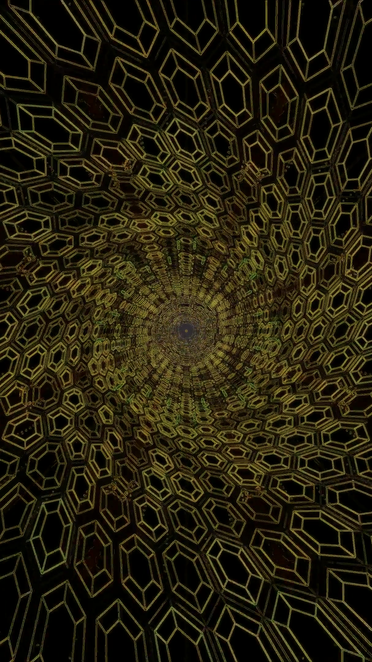 Tunnel video vj loop screensaver with seamless motion showcasing