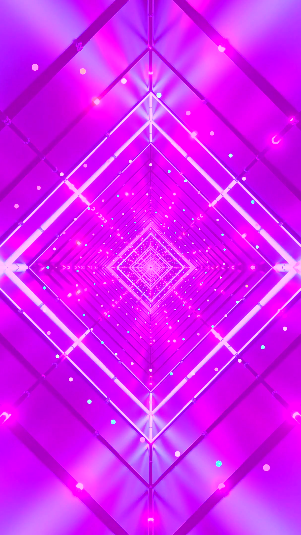 Tunnel video vj loop screensaver creates dynamic light patterns i