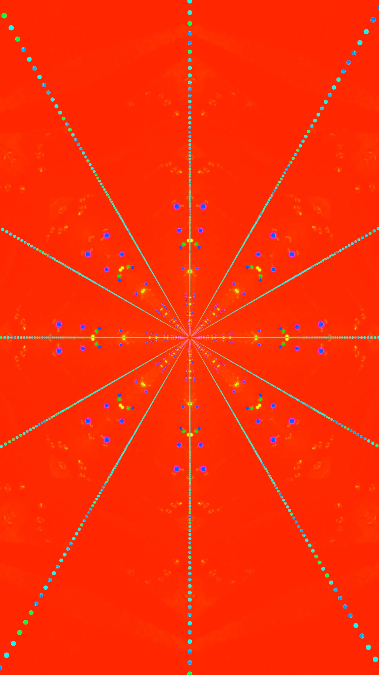 Colorful tunnel video loop creating a seamless, vibrant visual experience for screensavers and backgrounds