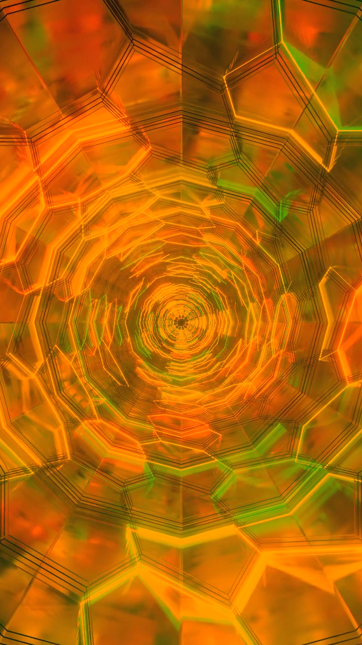 Tunnel video vj loop screensaver creating a seamless transition i