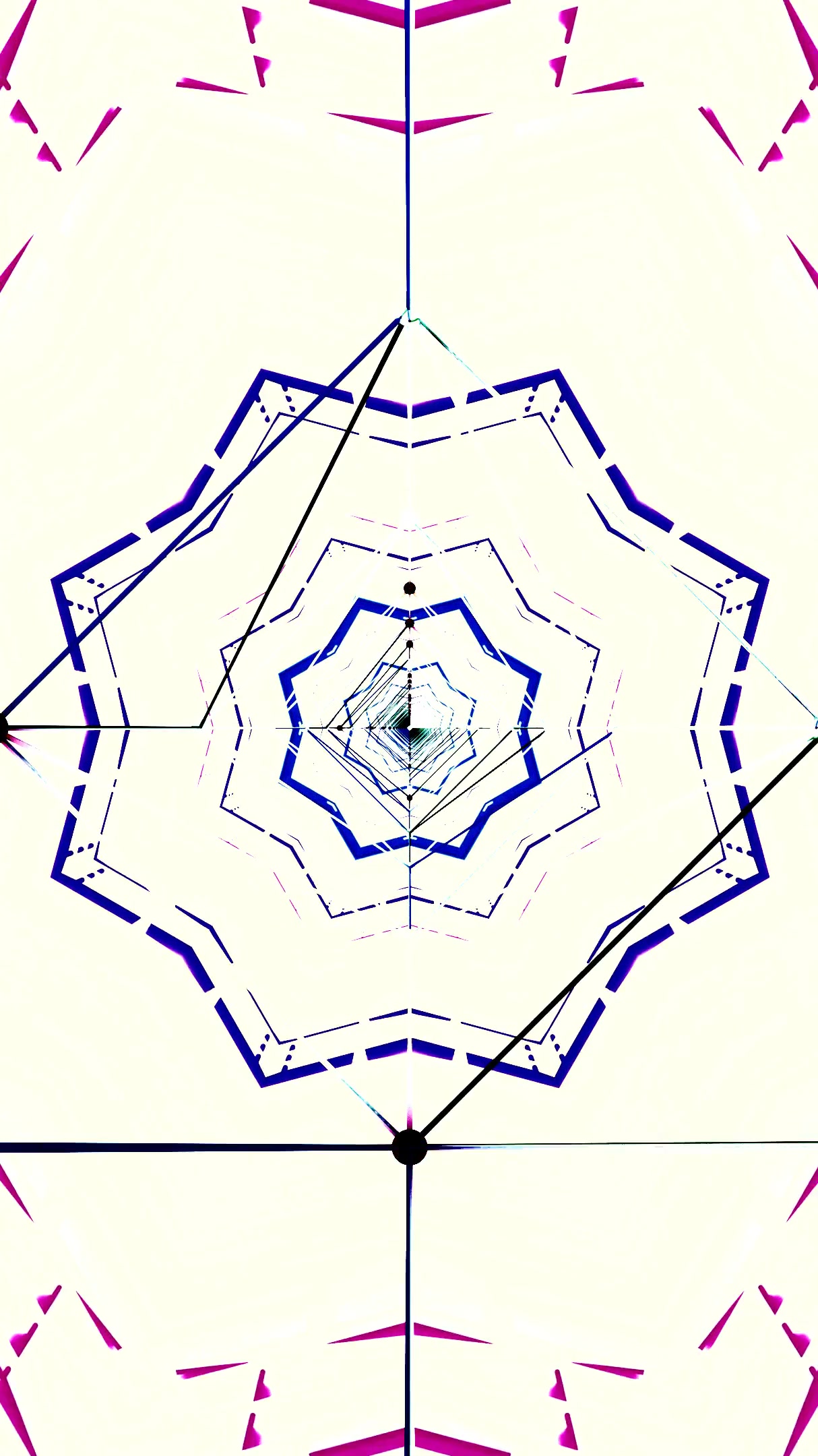 Tunnel video vj loop screensaver creates a vibrant visual experie