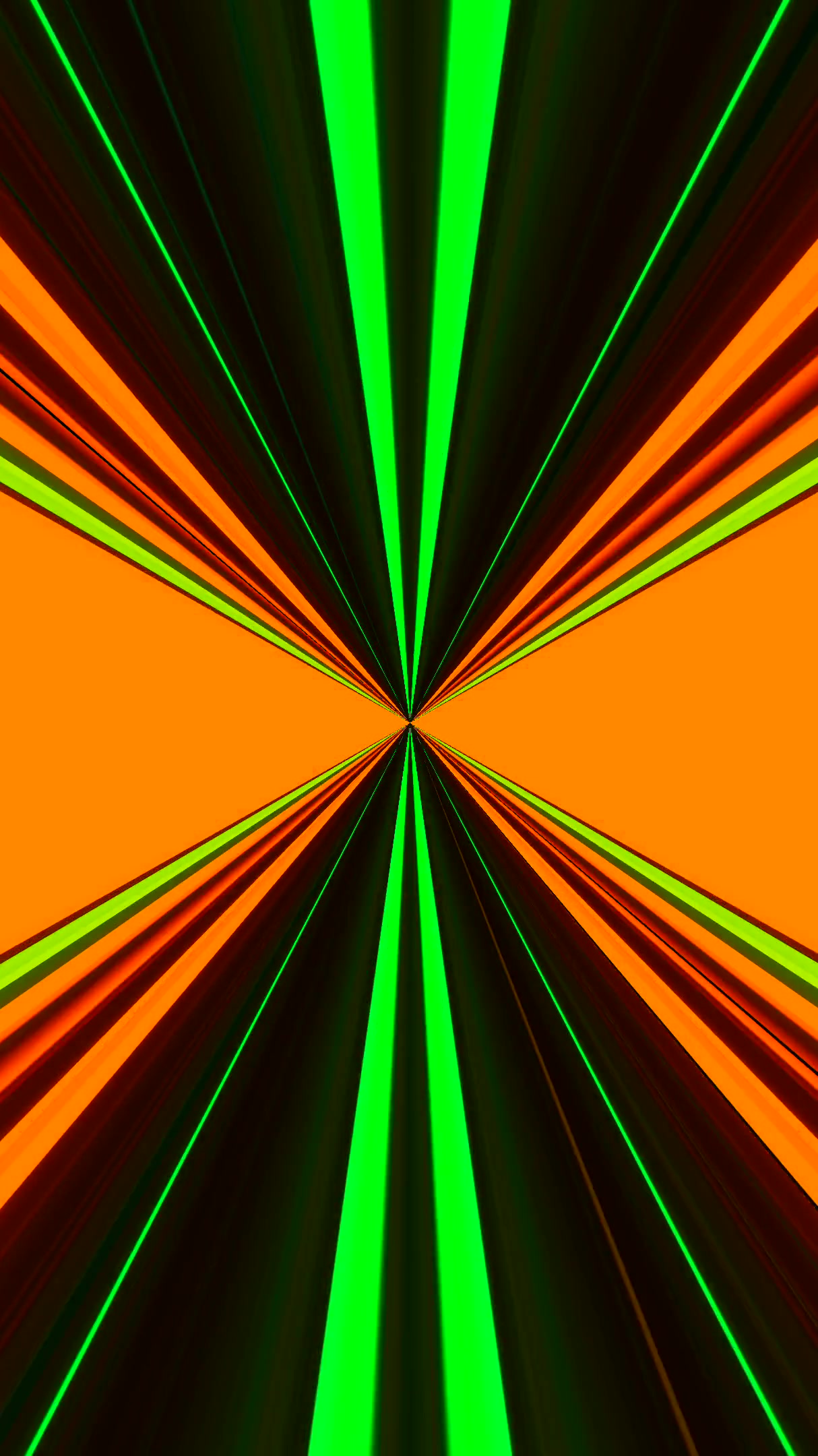 Vibrant red tunnel video loop creating an engaging visual experie