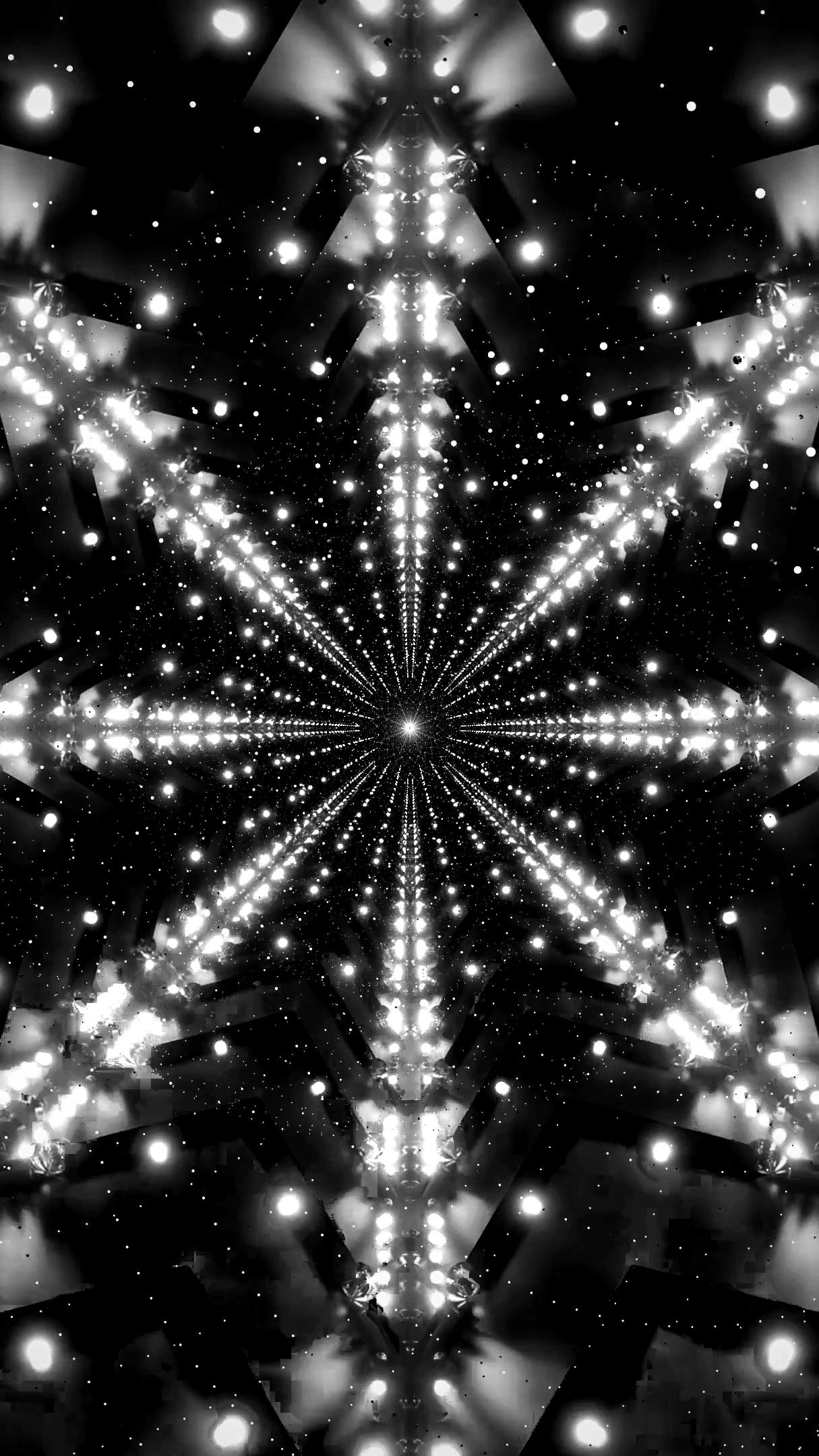 Tunnel video loop showcases seamless movement through a vibrant s