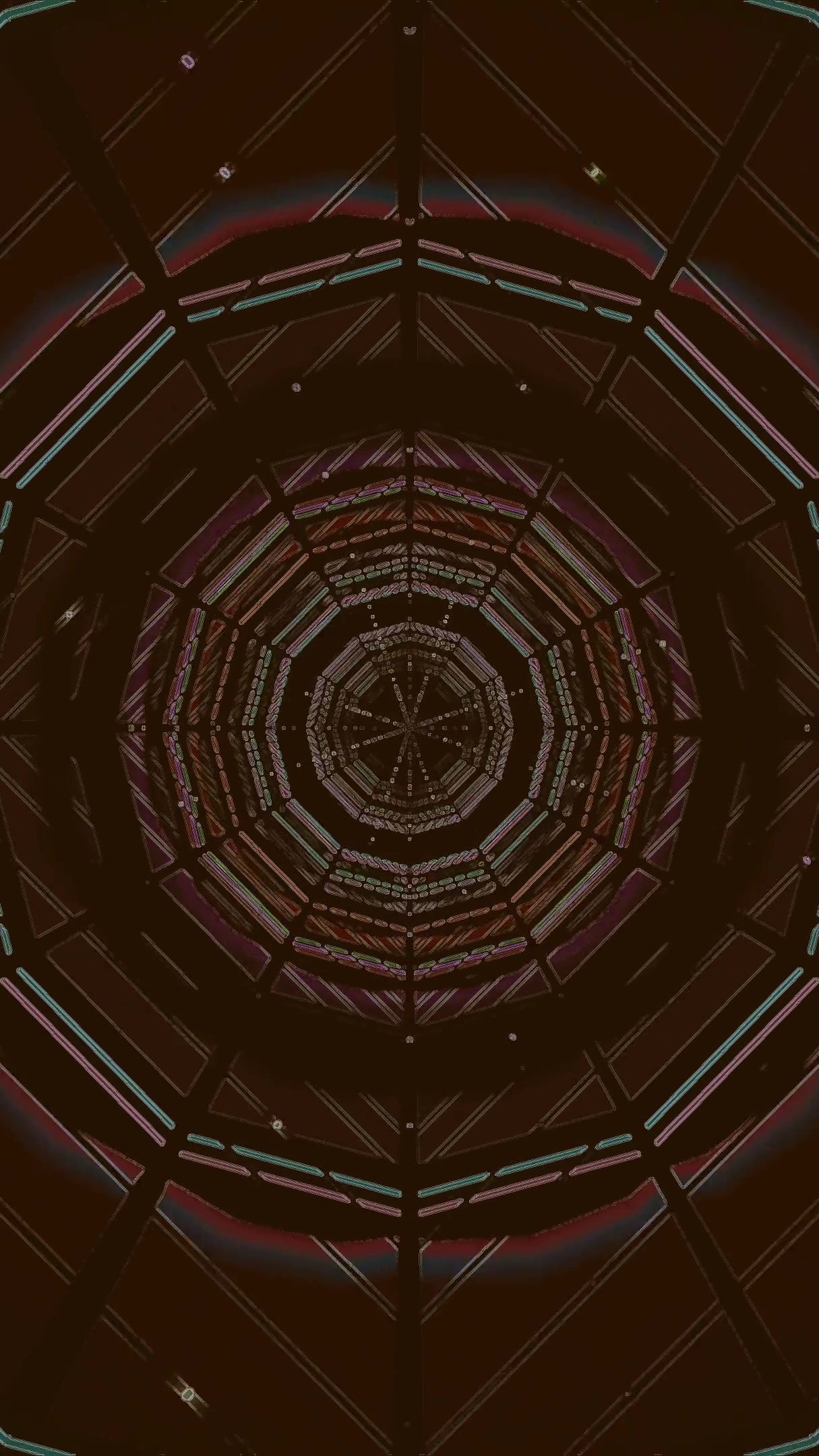 Dynamic tunnel video loop creating an immersive experience with s