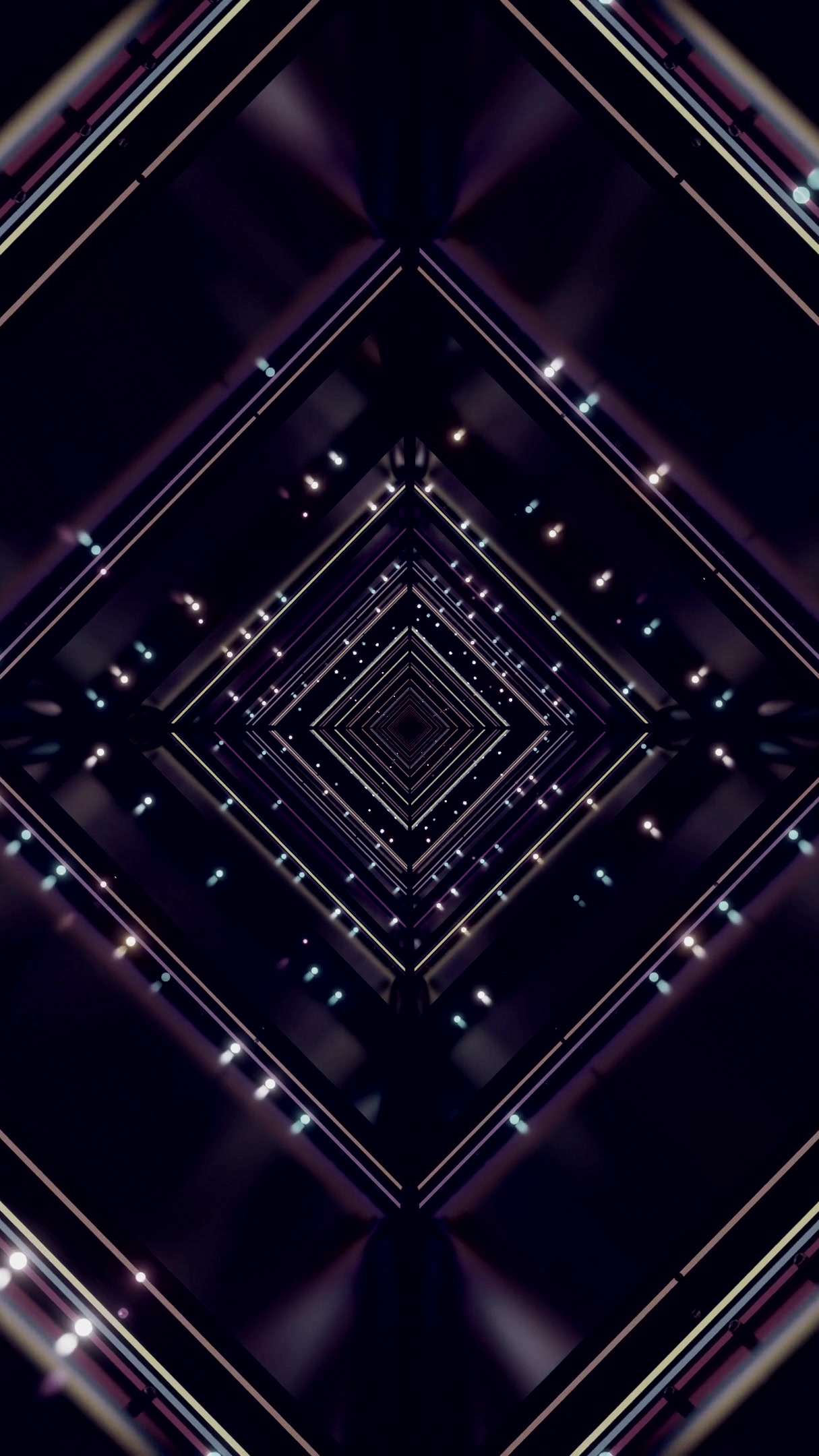 Seamless tunnel video loop showcasing dynamic visual patterns and