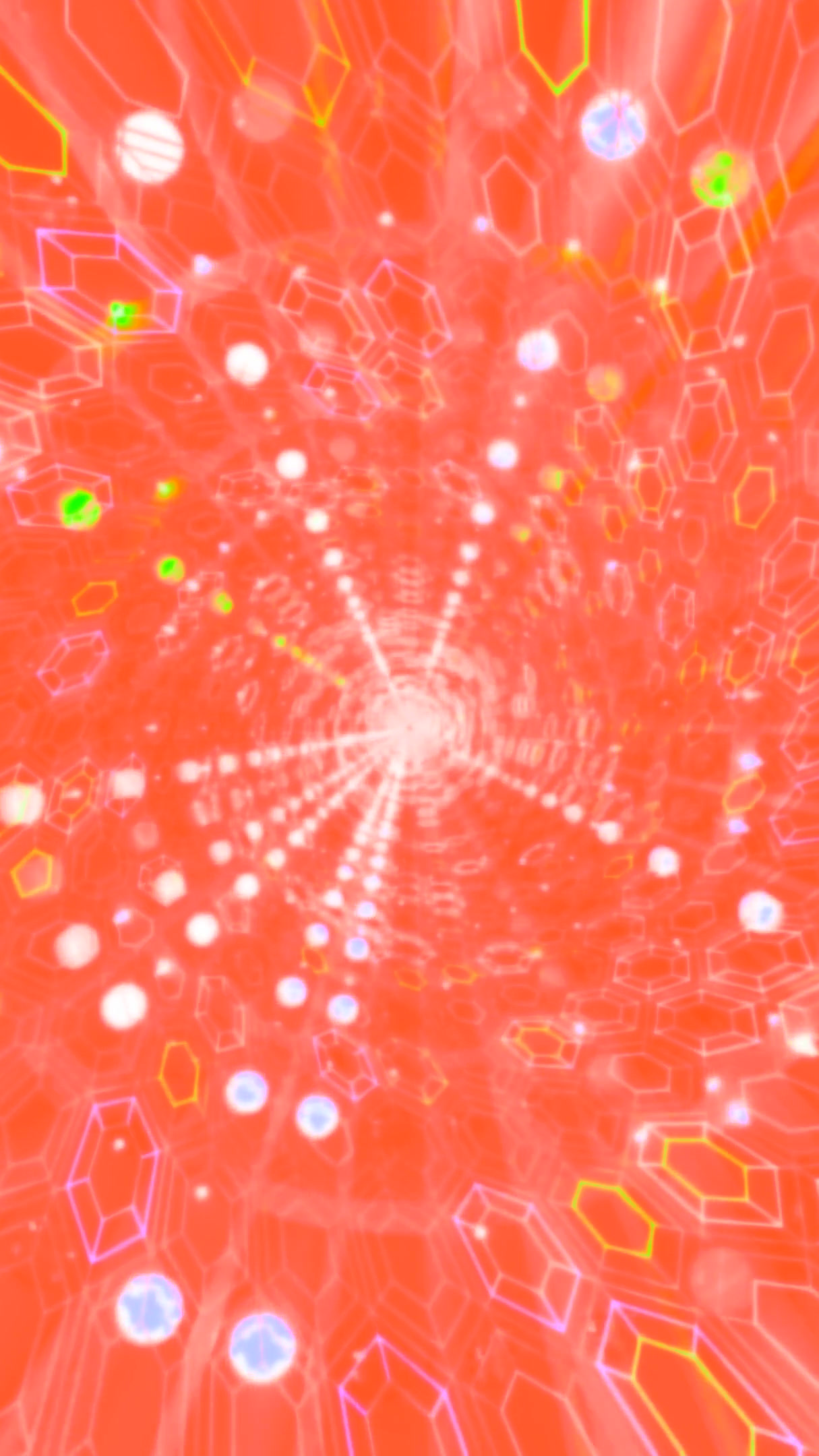 Colorful tunnel vj loop screensaver creating a seamless visual ex