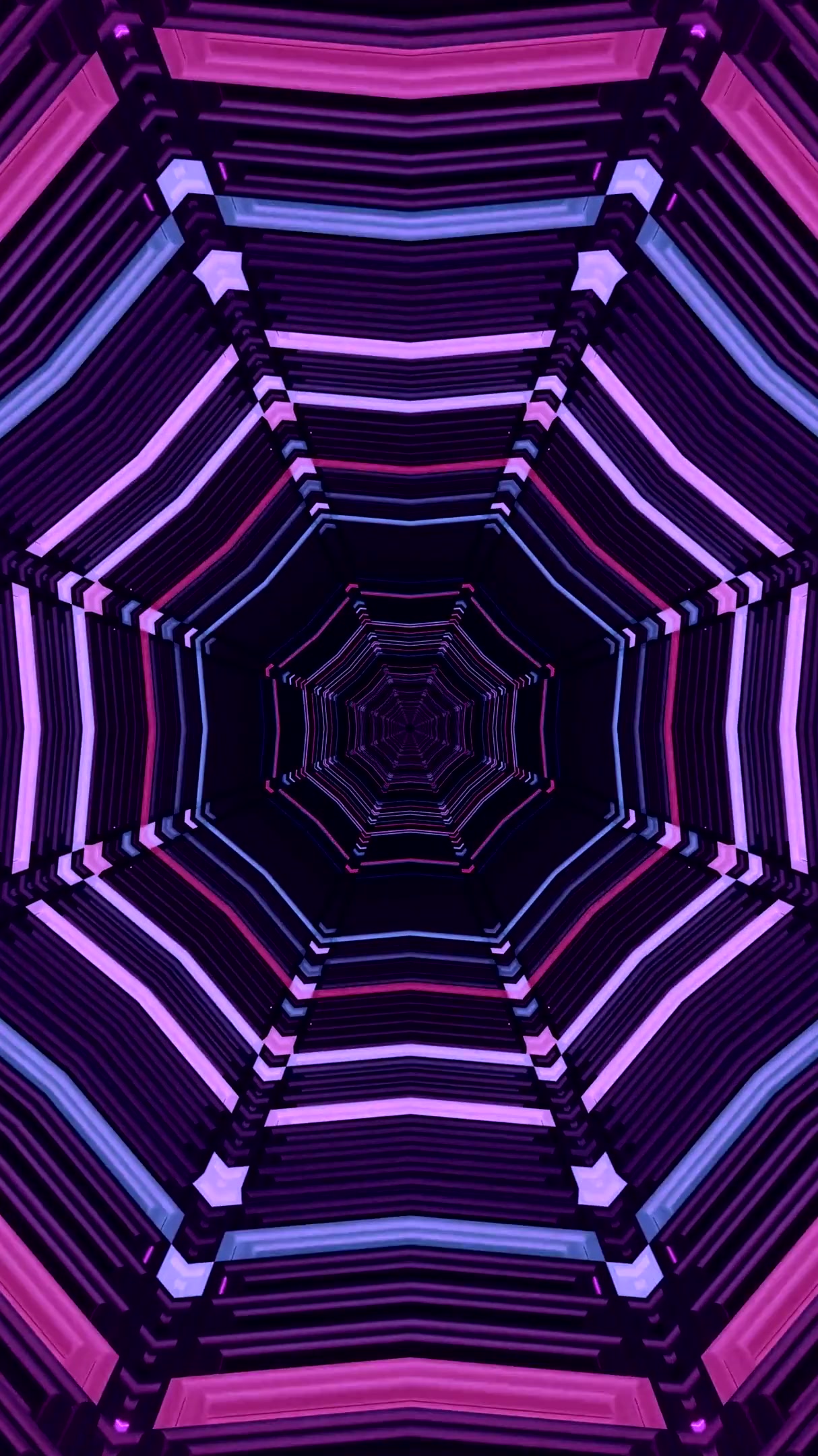 Engaging tunnel video vj loop screensaver with vibrant colors and seamless motion for immersive visual experience