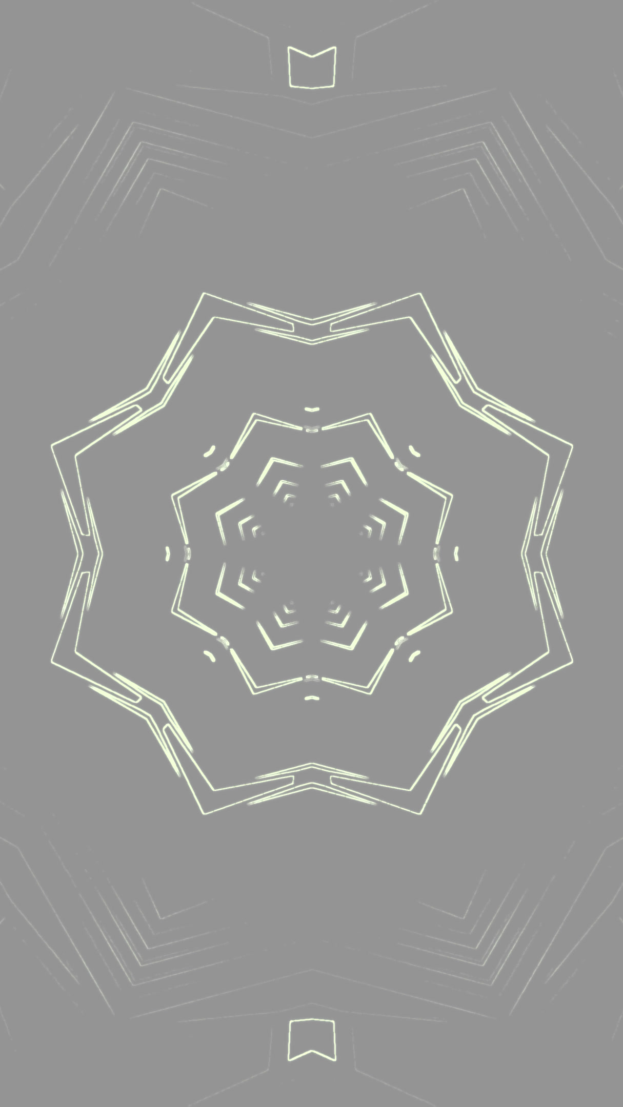 Seamless tunnel video loop screensaver with abstract geometric patterns and dynamic visual flow