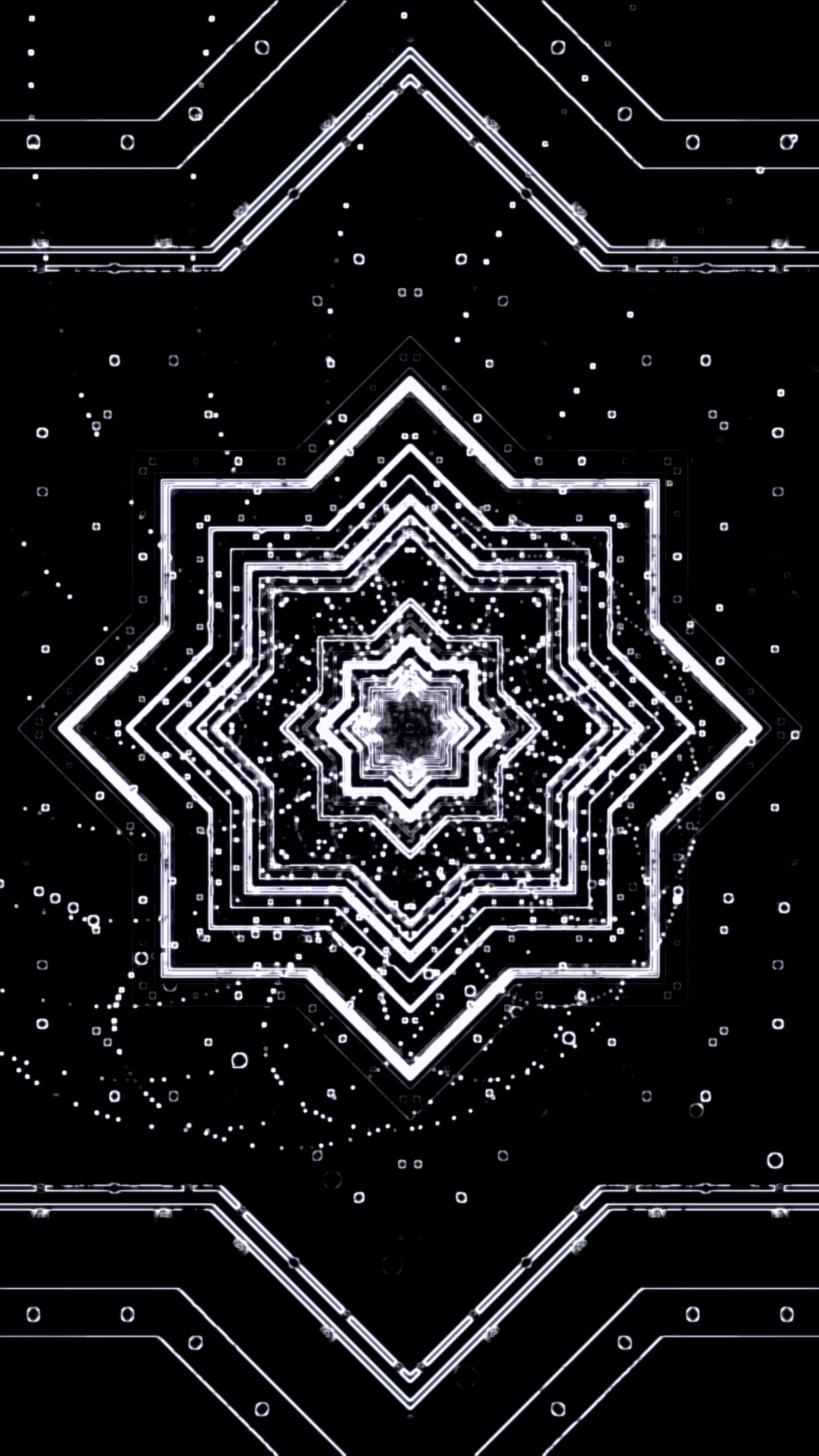 Colorful tunnel video vj loop screensaver with seamless motion fo