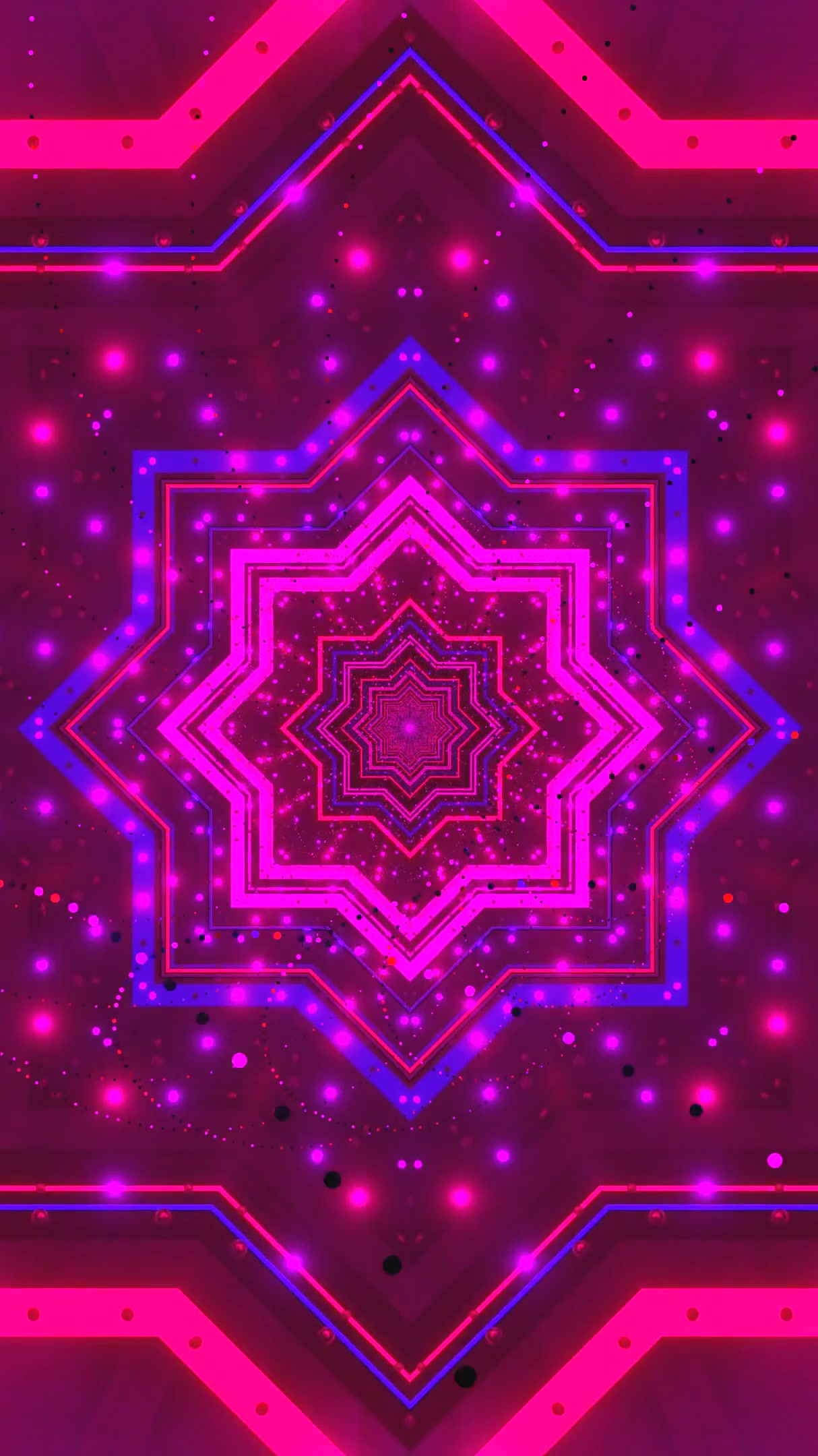 Vibrant tunnel vj loop screensaver for seamless visual experience