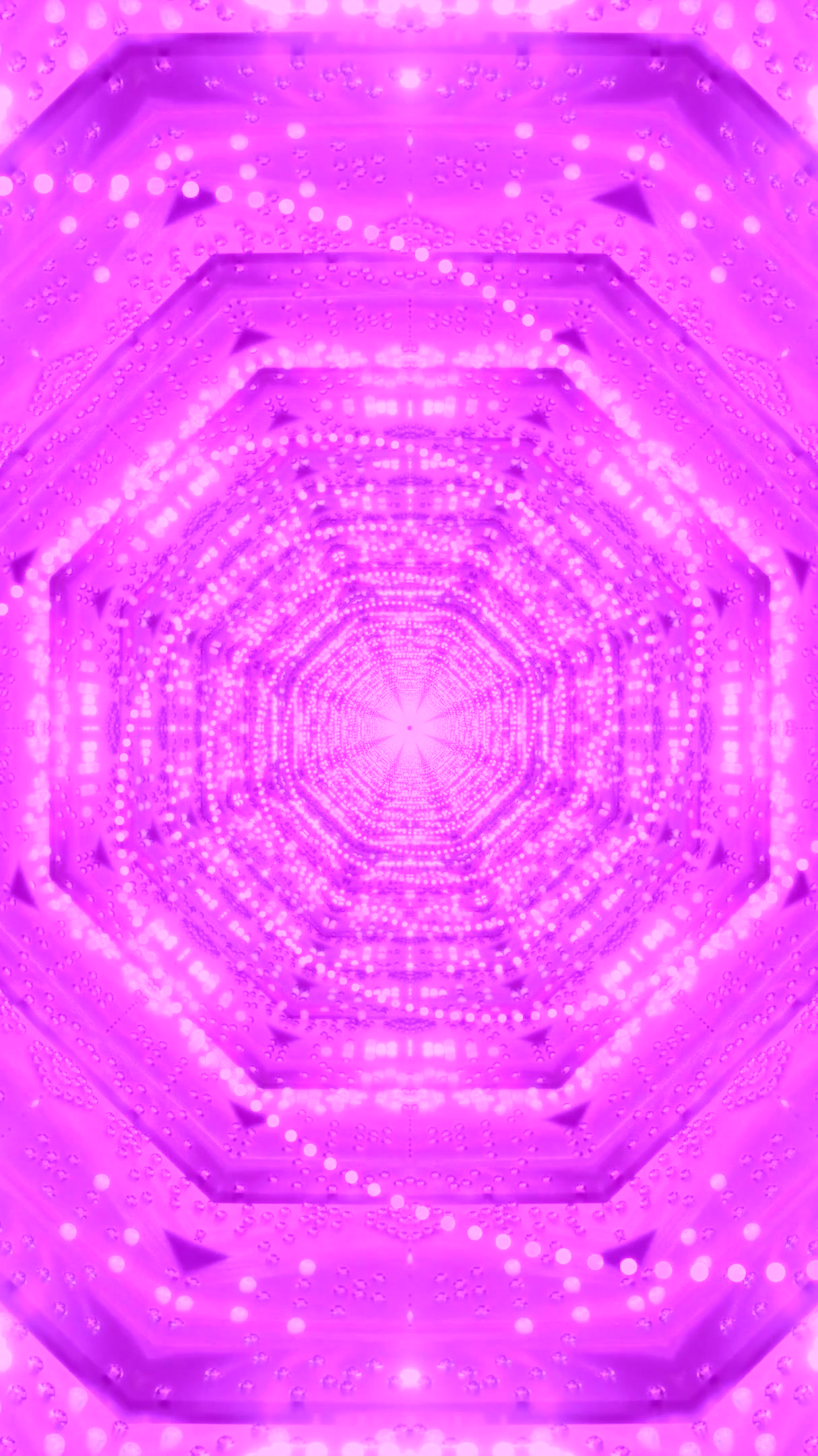 Colorful tunnel video loop with vibrant lights for a captivating screensaver experience