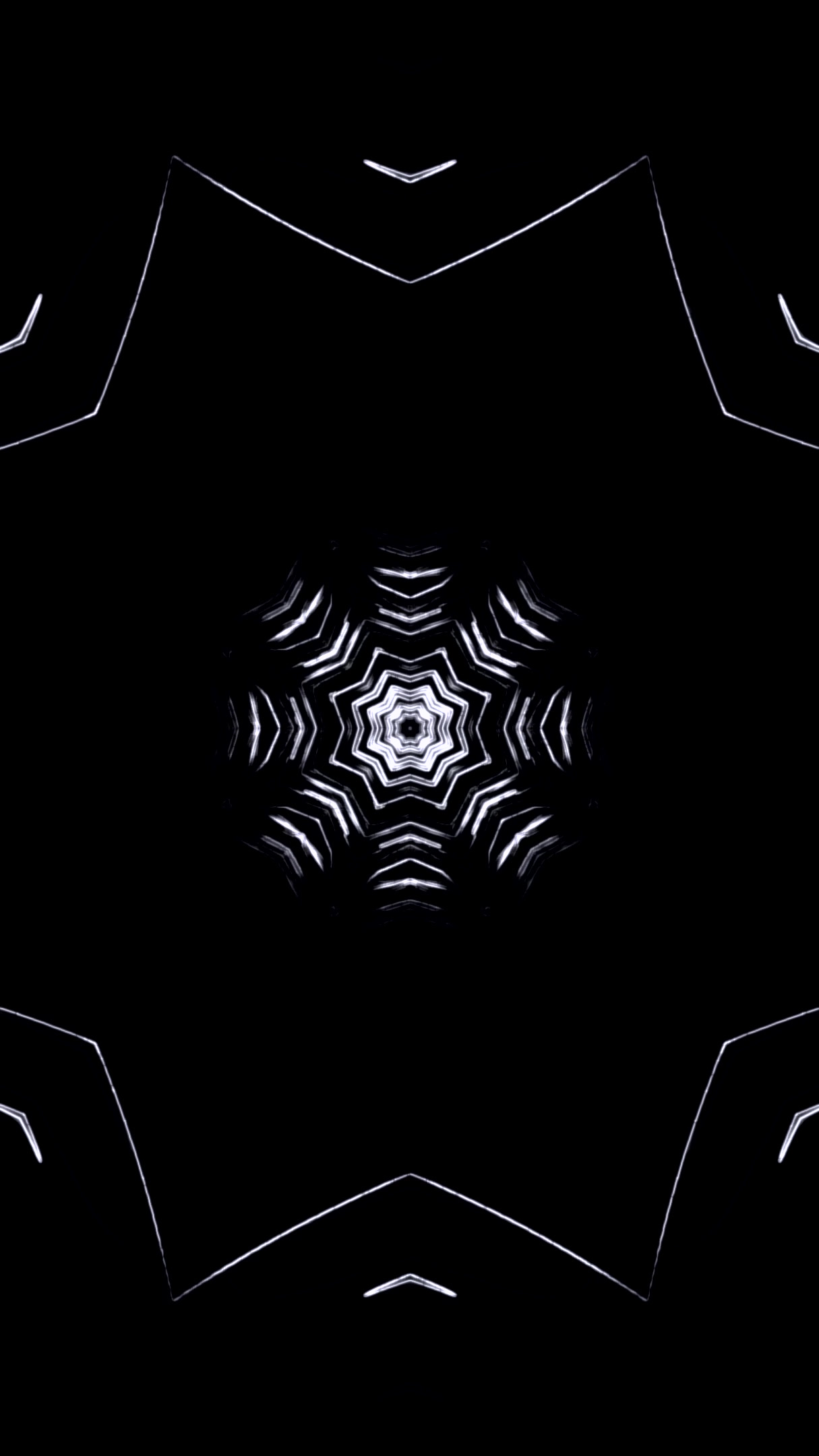 Seamless tunnel video loop screensaver with dynamic patterns and visual effects for immersive viewing experience