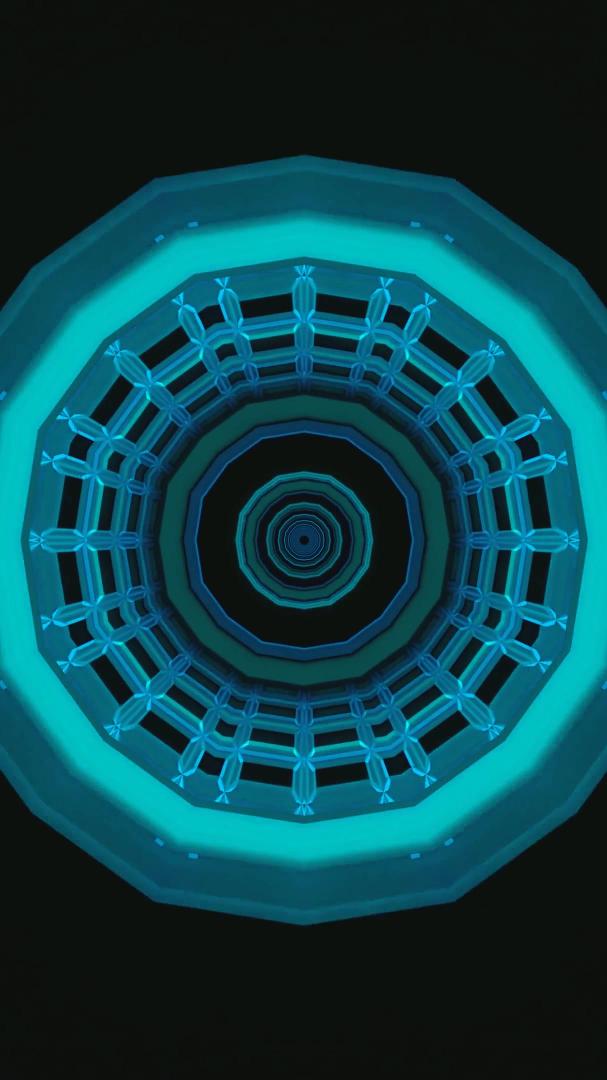 Seamless tunnel vj loop screensaver for dynamic visual experience