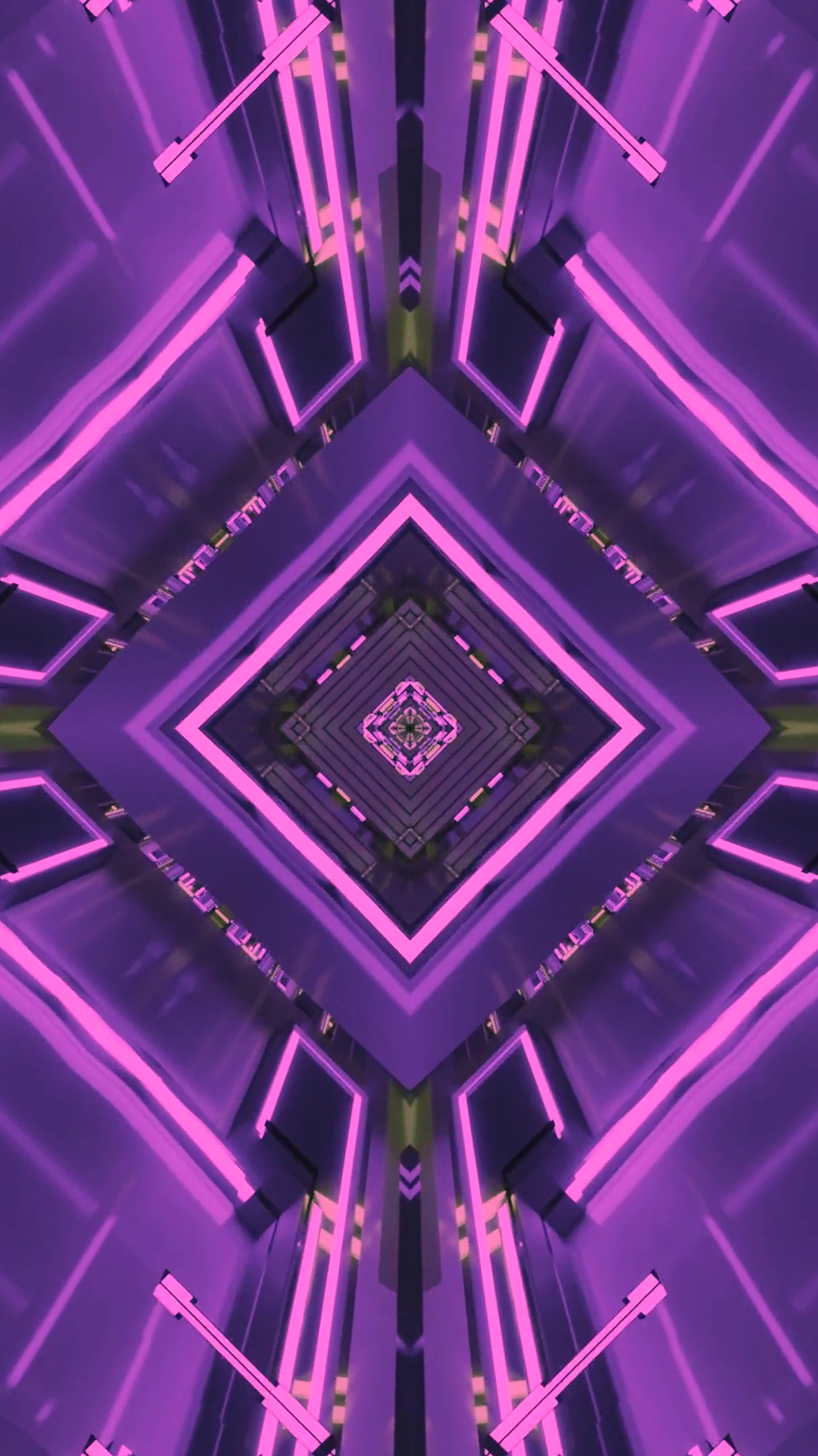 Dynamic tunnel video loop creates a mesmerizing visual experience with vibrant colors and seamless motion for screensaver use