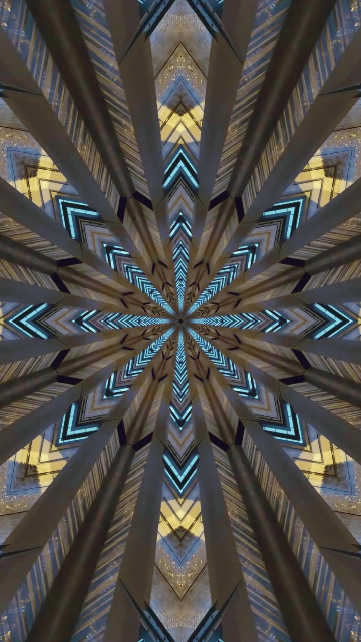 Vibrant tunnel video VJ loop screensaver creates an immersive visual experience for relaxation and focus