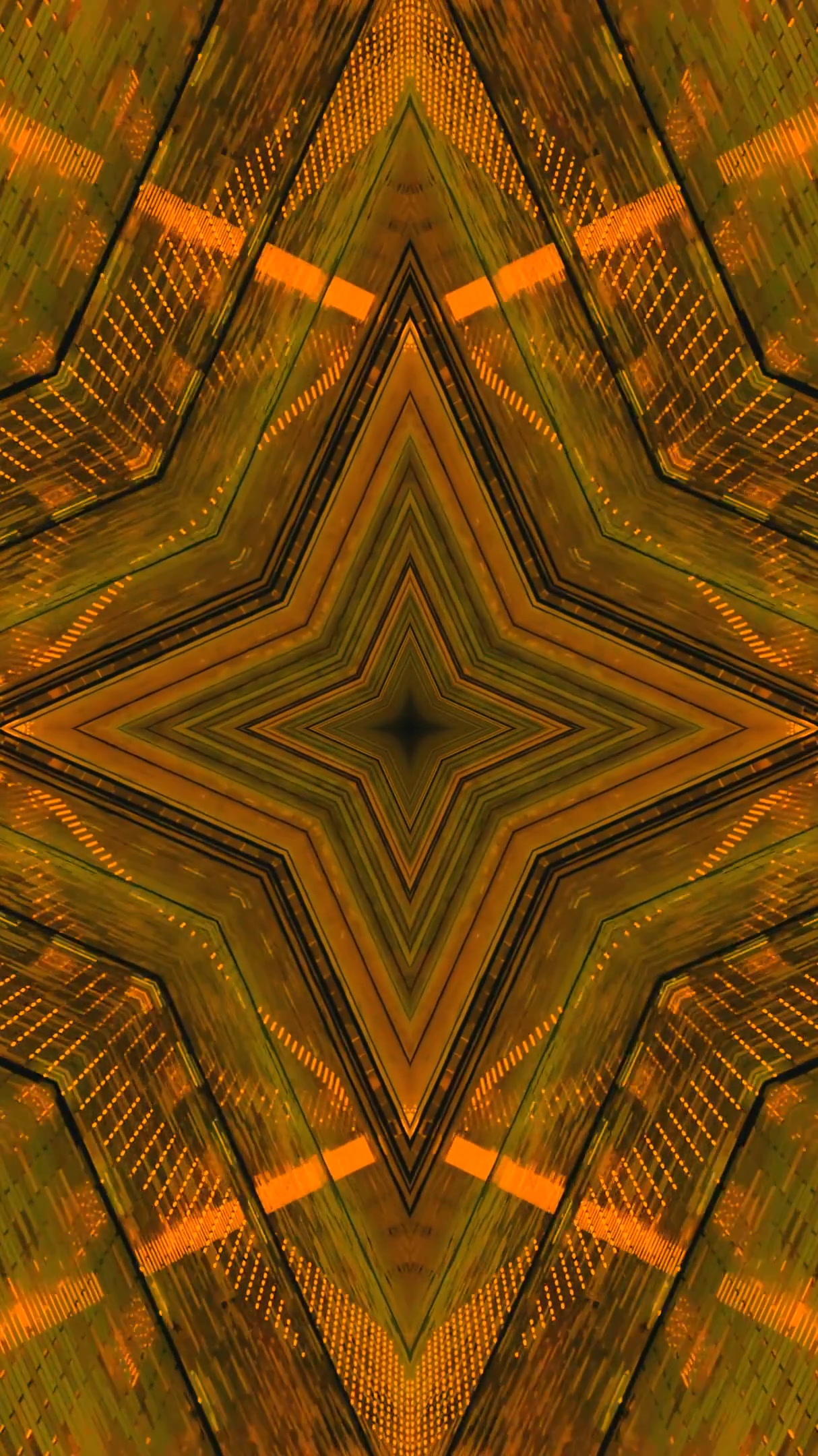 Dynamic tunnel video loop created with vibrant colors and intricate patterns for mesmerizing visual experience