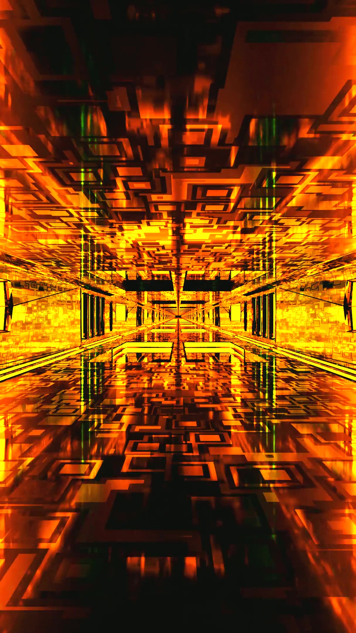 Vibrant tunnel video vj loop seamlessly immerses viewers in bright colors and abstract patterns for a captivating visual experience