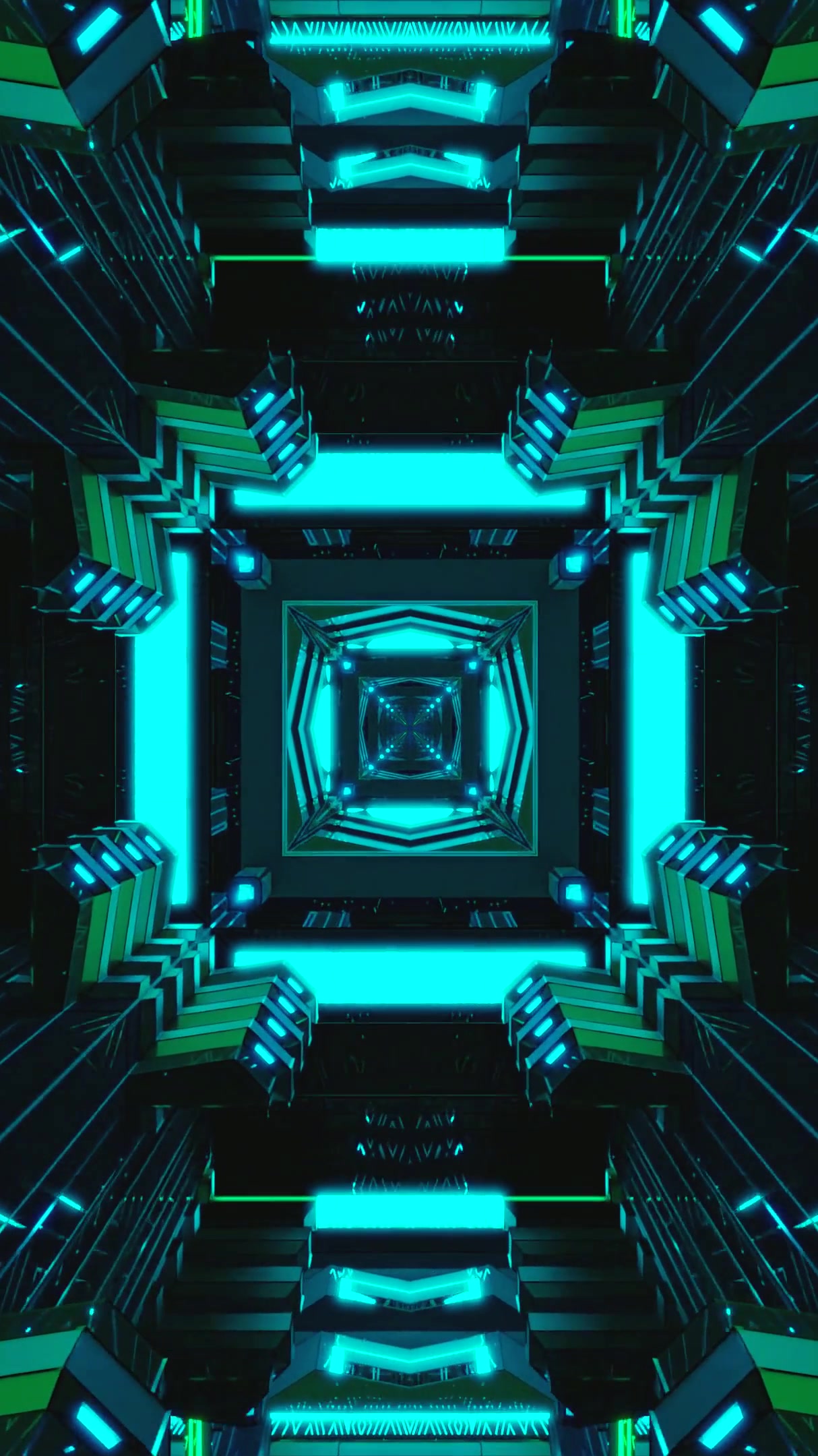 Unique tunnel video loop with vibrant colors and engaging patterns perfect for screensaver use