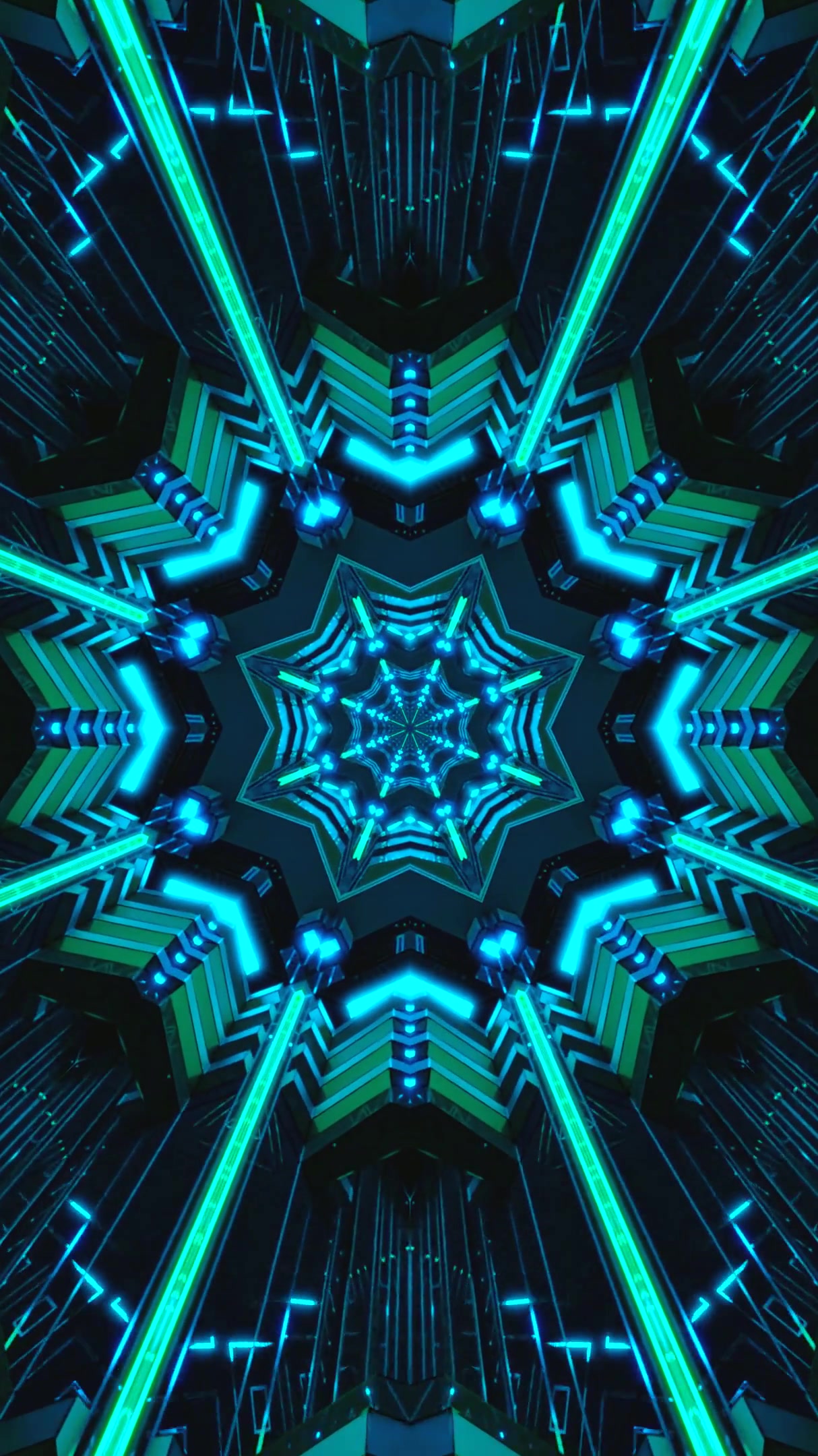 Tunnel video vj loop screensaver creates an immersive visual experience with seamless transitions and vibrant colors throughout