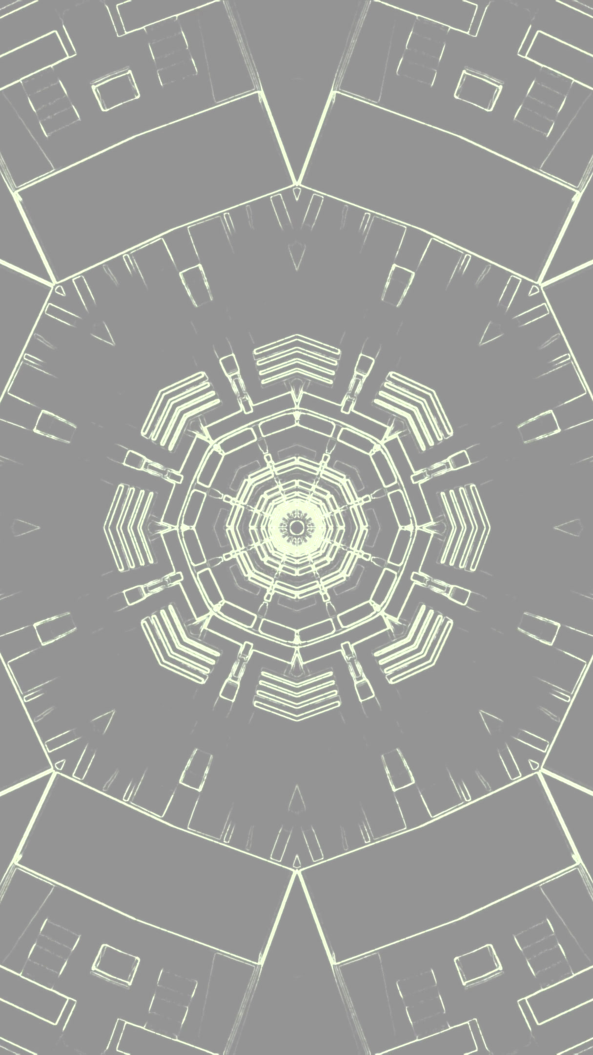 Endless tunnel video vj loop screensaver with seamless motion and geometric patterns creating a mesmerizing visual experience