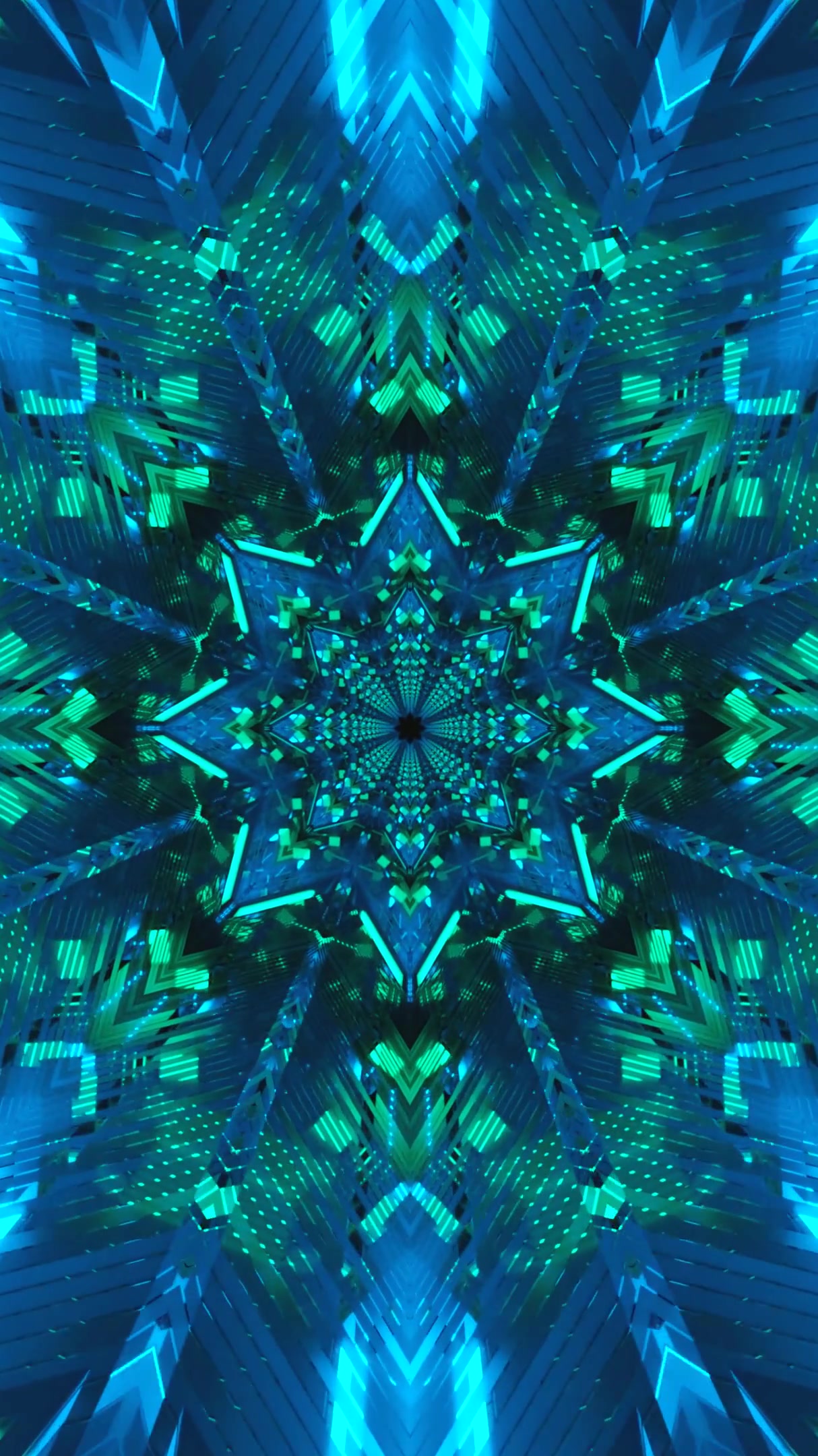 Tunnel video vj loop screensaver showcasing vibrant lights and patterns in a seamless design