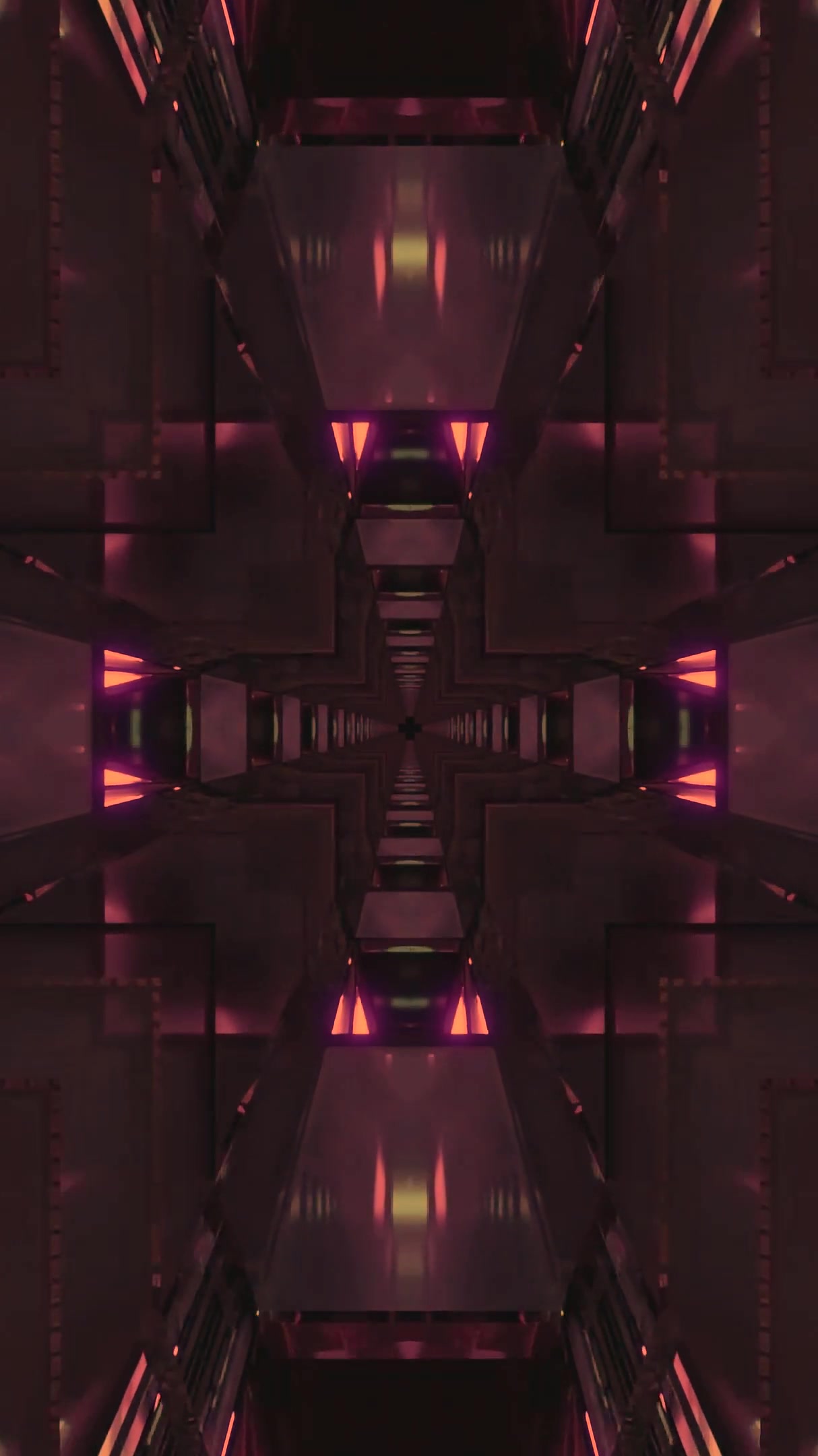 Tunnel video vj loop screensaver with seamless visual flow for immersive experiences