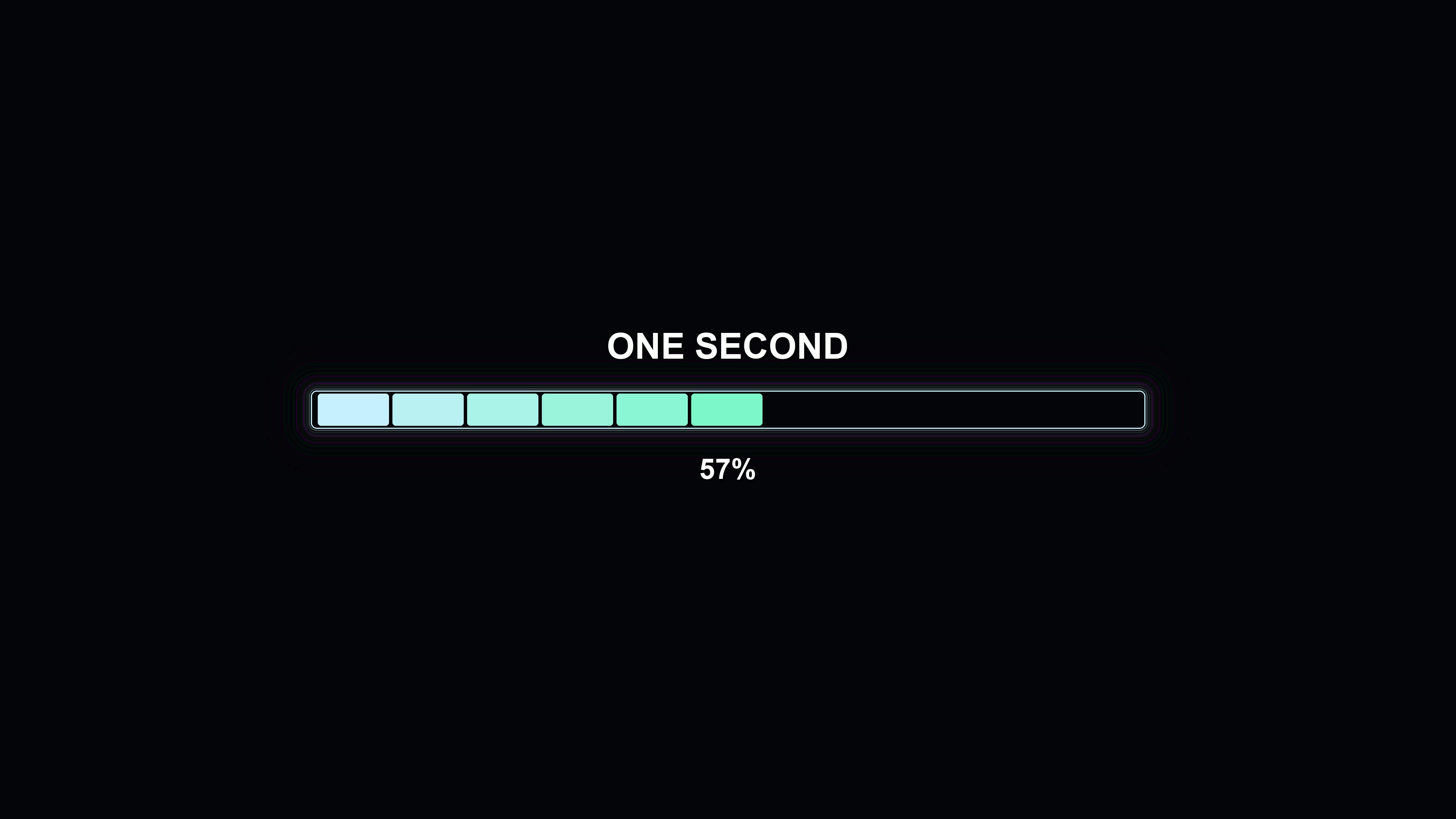 Stylish modern progressbar animation with vibrant colors displaying a loading sequence in a digital format