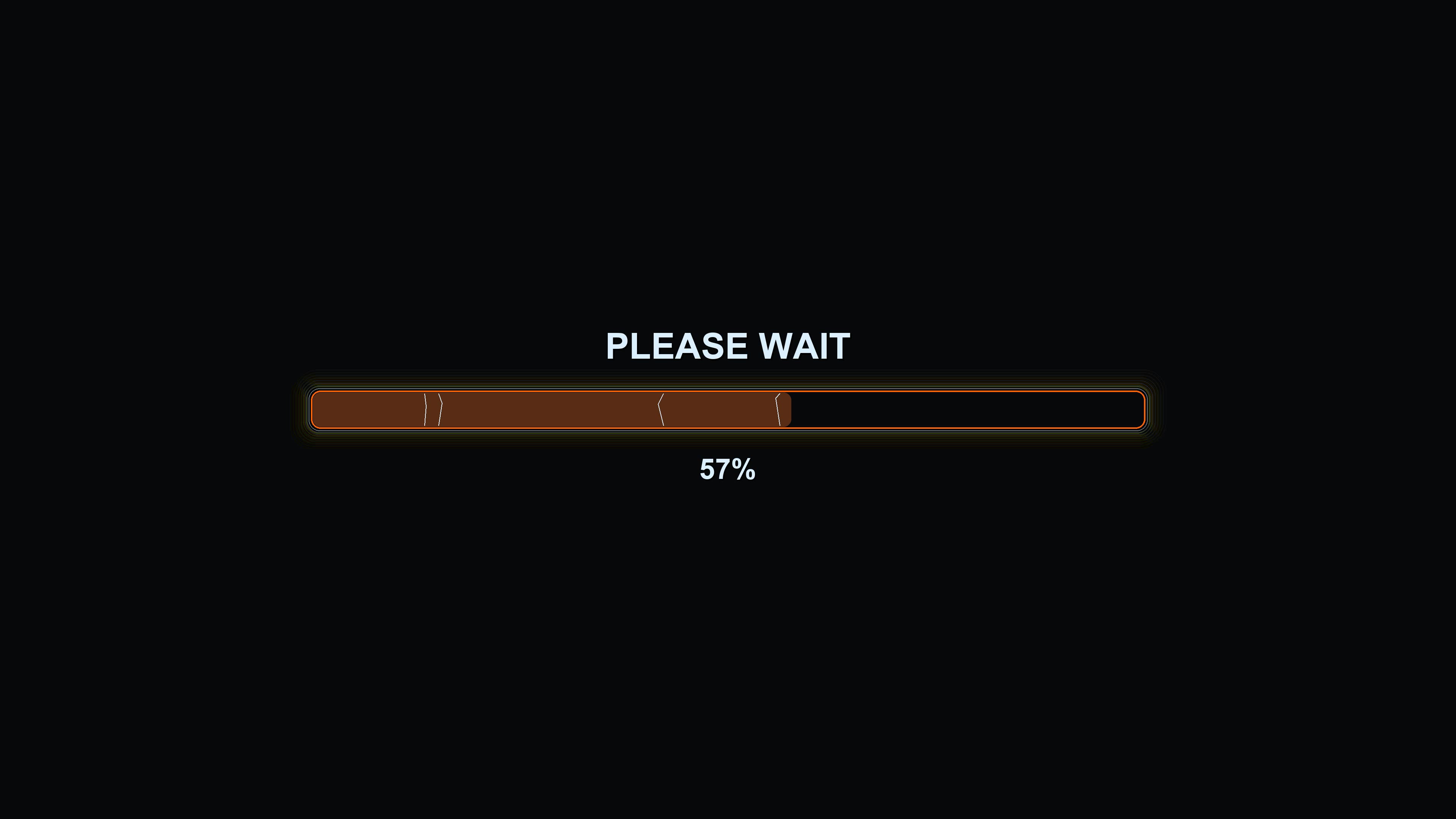 Modern progressbar animation with vibrant colors shows loading status and user interaction in a digital space