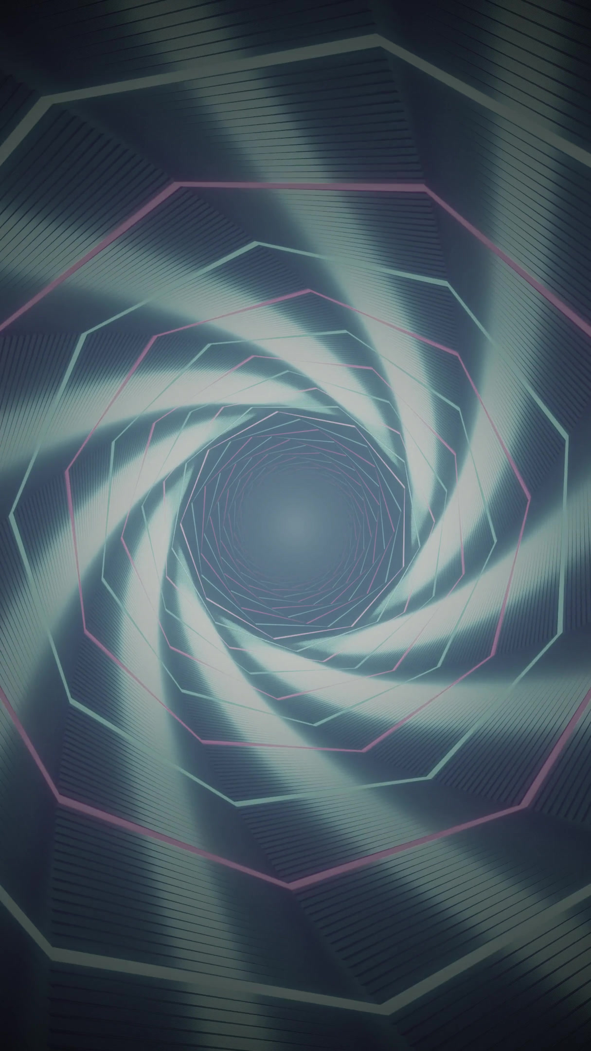 Vivid tunnel video vj loop screensaver creates a mesmerizing seamless experience for relaxation or focus during any time of day