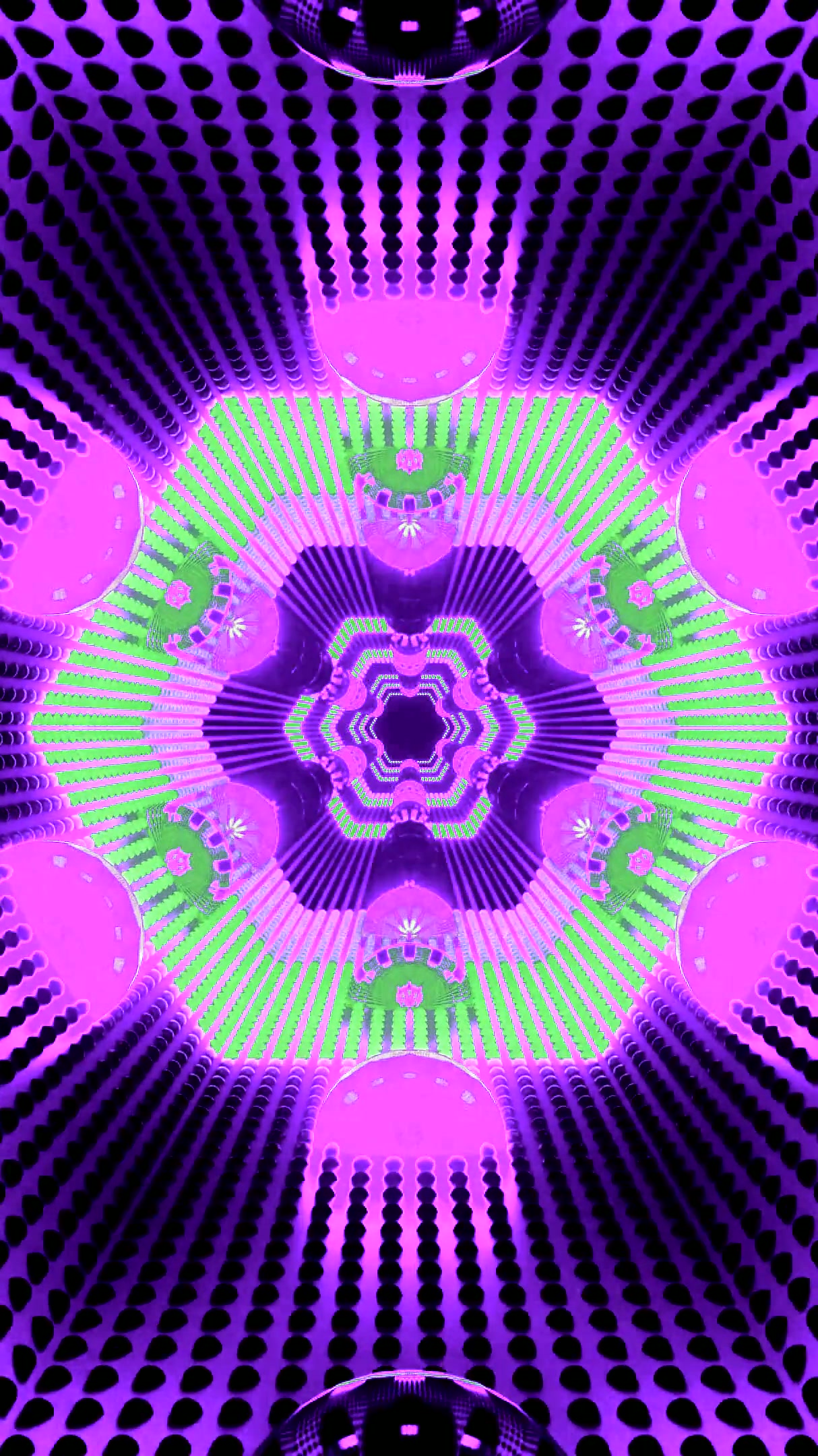 Dynamic tunnel video vj loop screensaver features vibrant colors and seamless motion for immersive visual experience