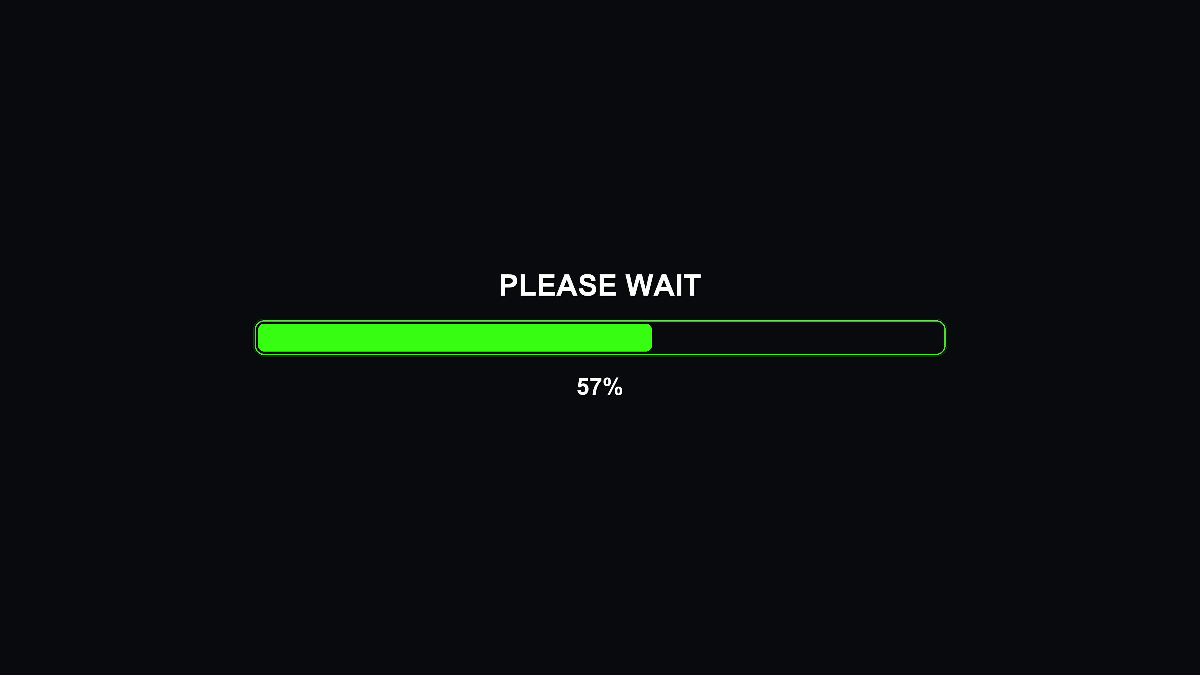 Stylish modern progressbar animation with vibrant colors showing completion status and user engagement in a digital setting