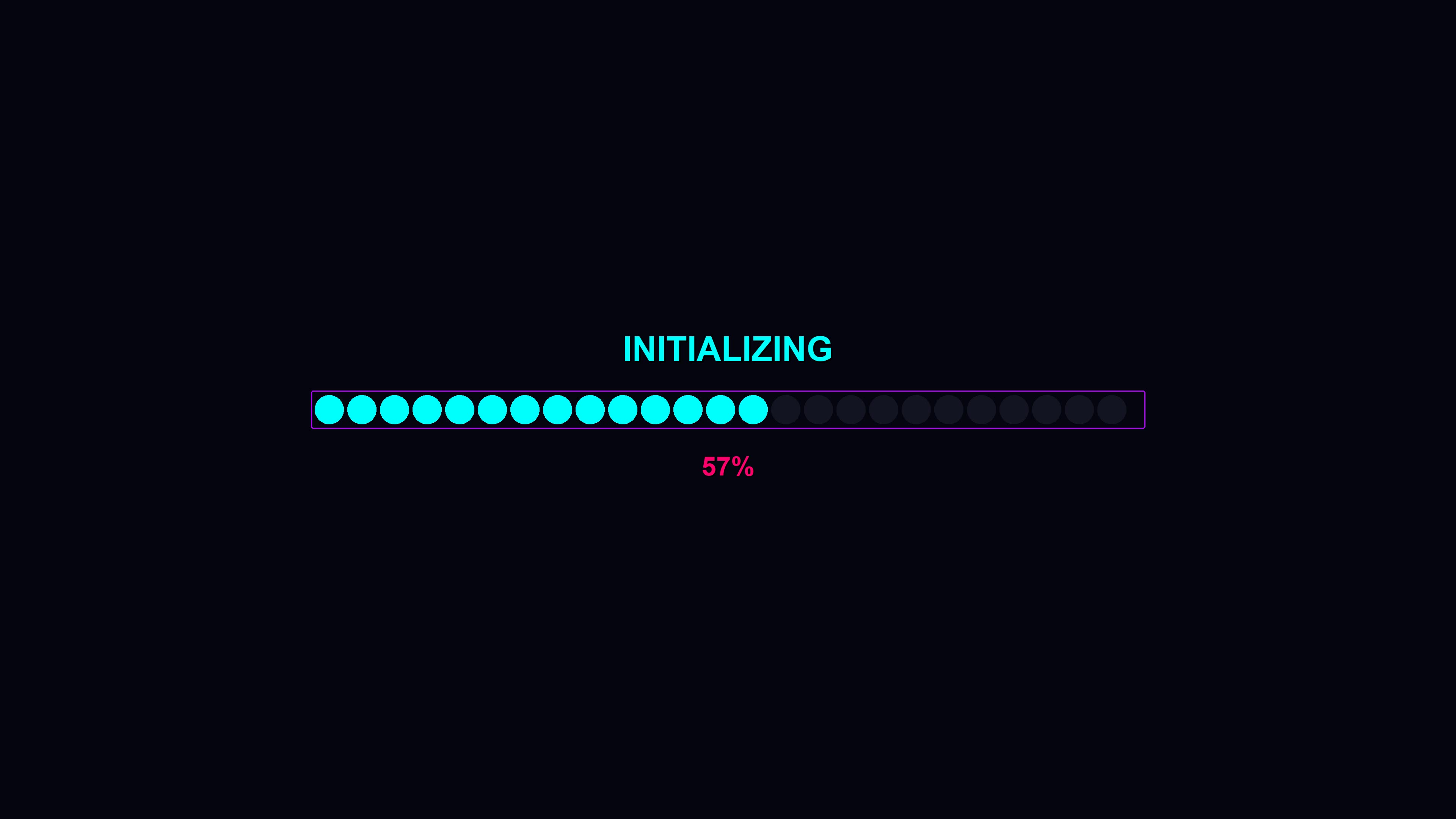 Modern progress bar animation showing waiting status with smooth movement and clear indicators of progress in a digital format for users