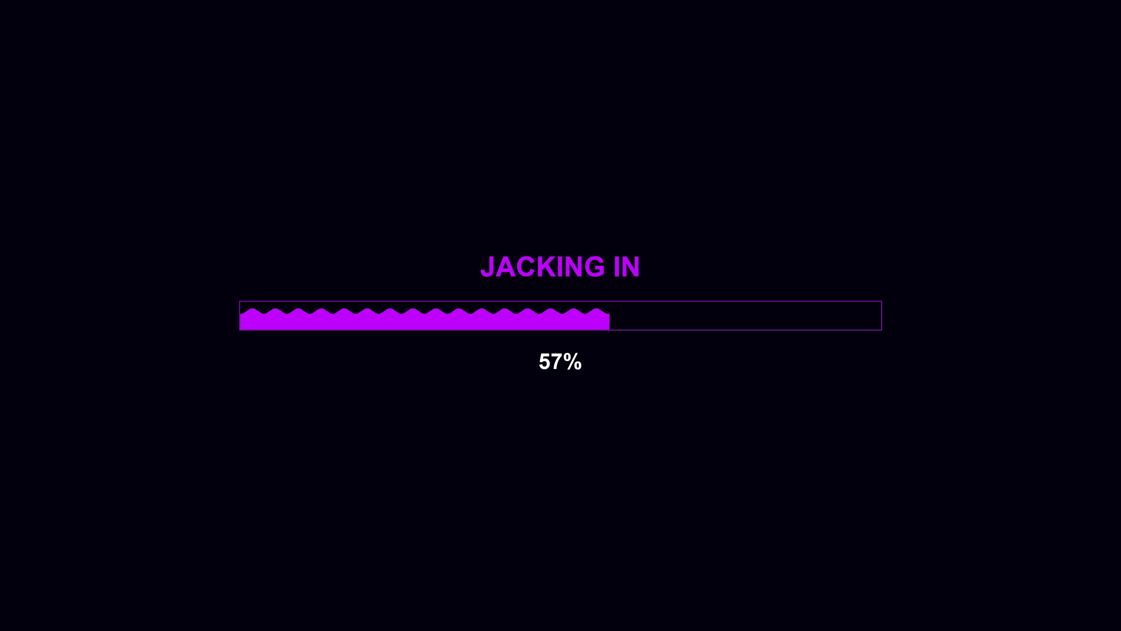 Modern progress bar animation displaying loading status during waiting periods with a graphic user interface for digital environments
