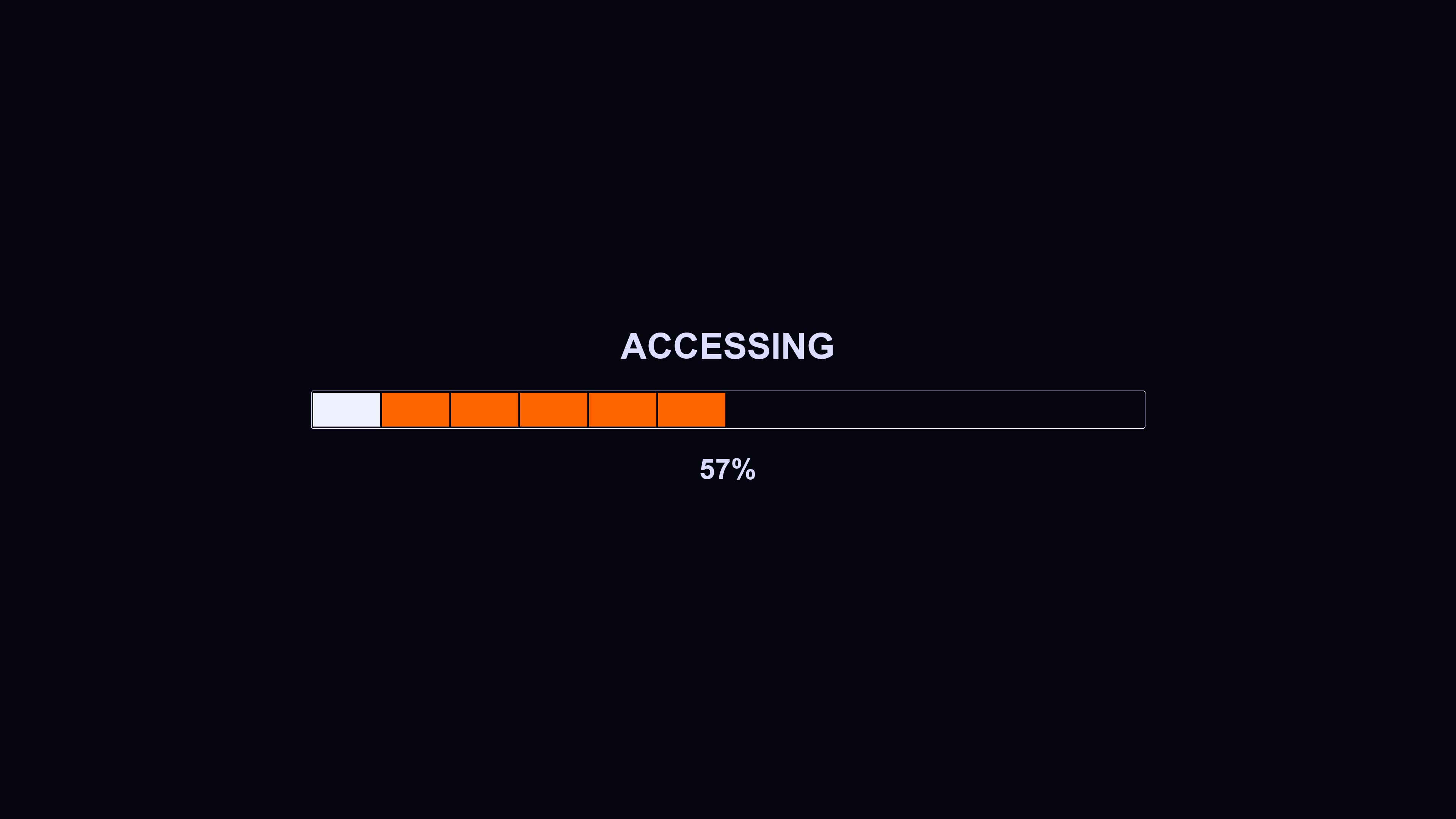 Modern progress bar animation for indicating loading and waiting times in digital applications and user interfaces