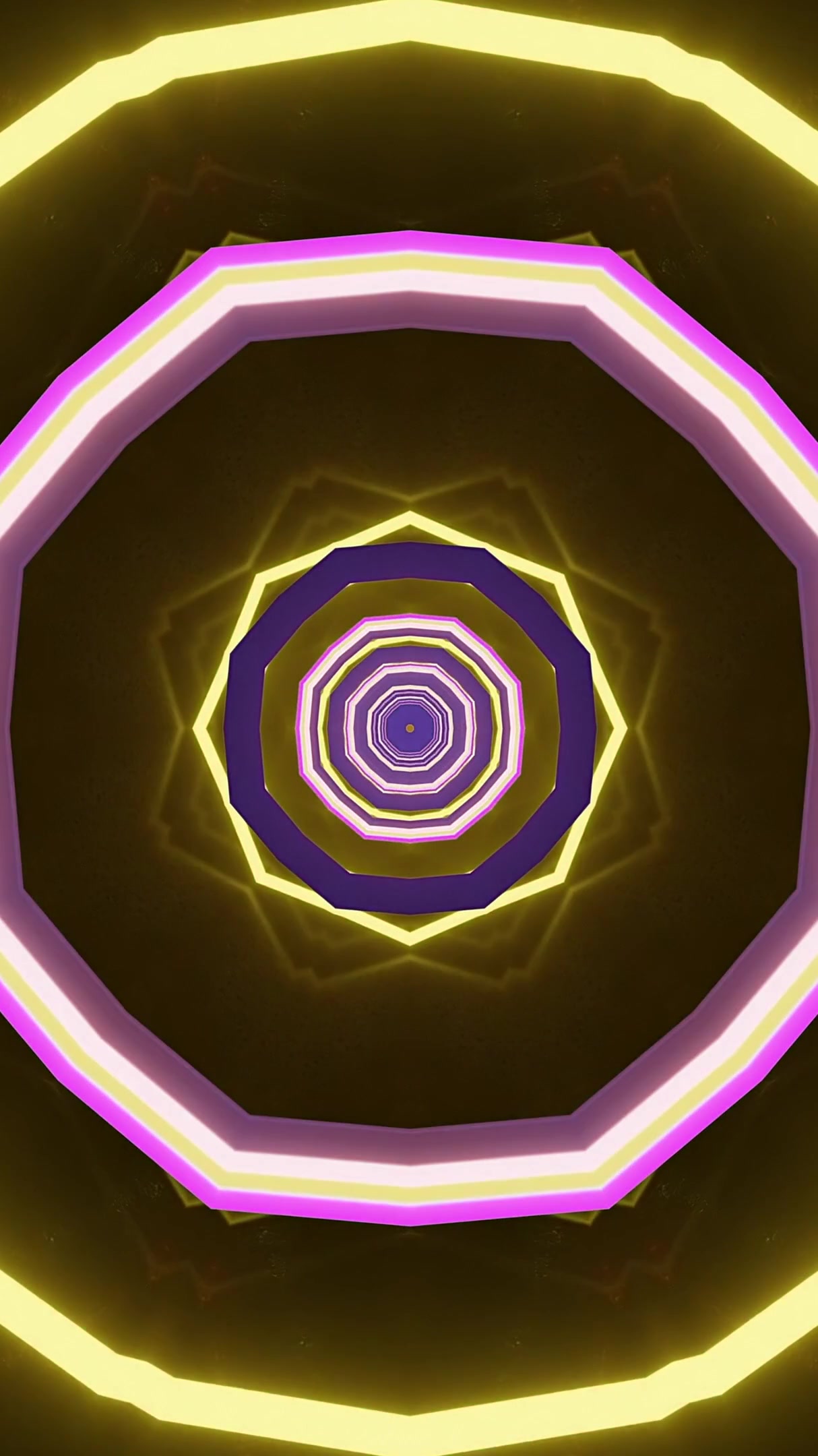 Seamless tunnel video loop creates a mesmerizing visual experience for screensavers